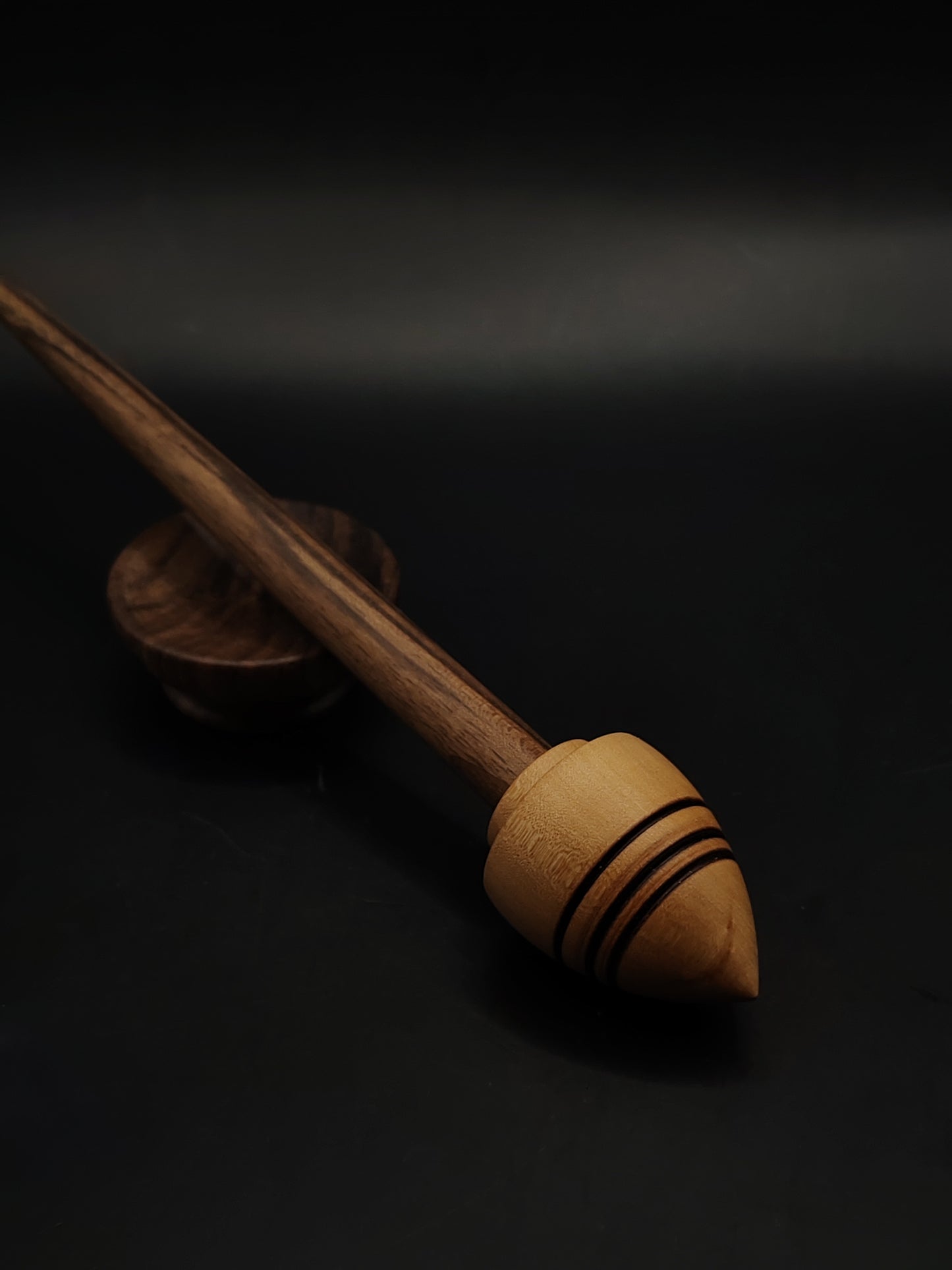 Support Spindle Set 25g 0.88oz 26cm 10.24in Walnut Shaft Oak Whorl Walnut Bowl