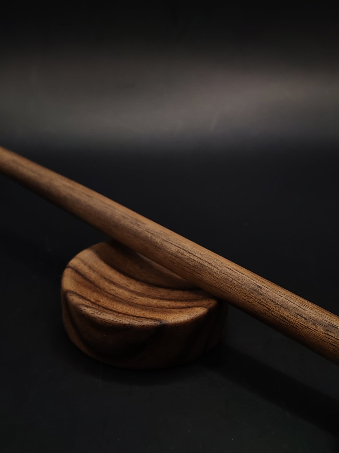 Support Spindle Set 25g 0.88oz 28cm 11.02in Walnut Shaft Pear Whorl Walnut Bowl