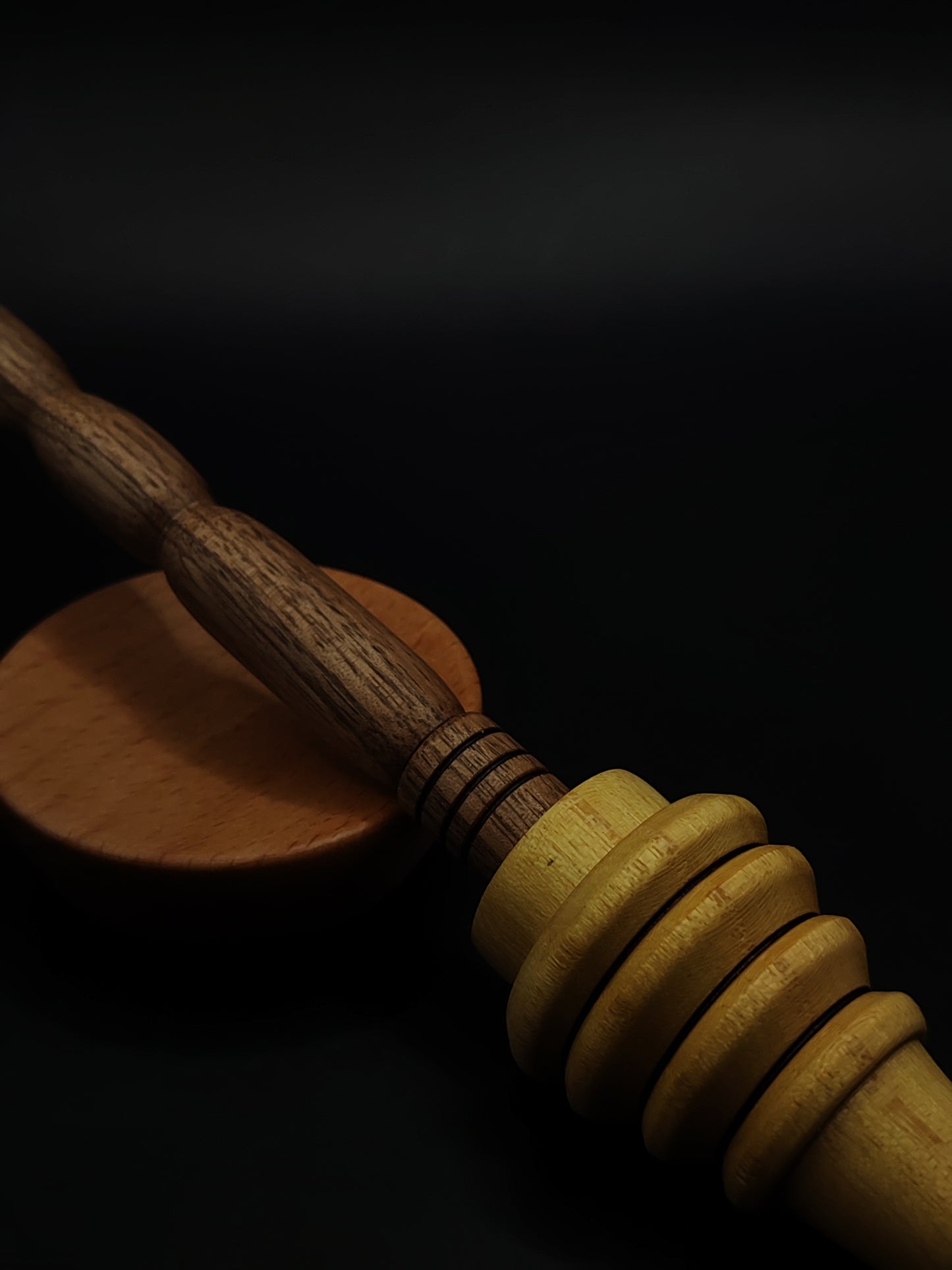 Support Spindle Set 31g 1.09oz 26cm 10.24in Walnut Mulberry Wood Beech Bowl