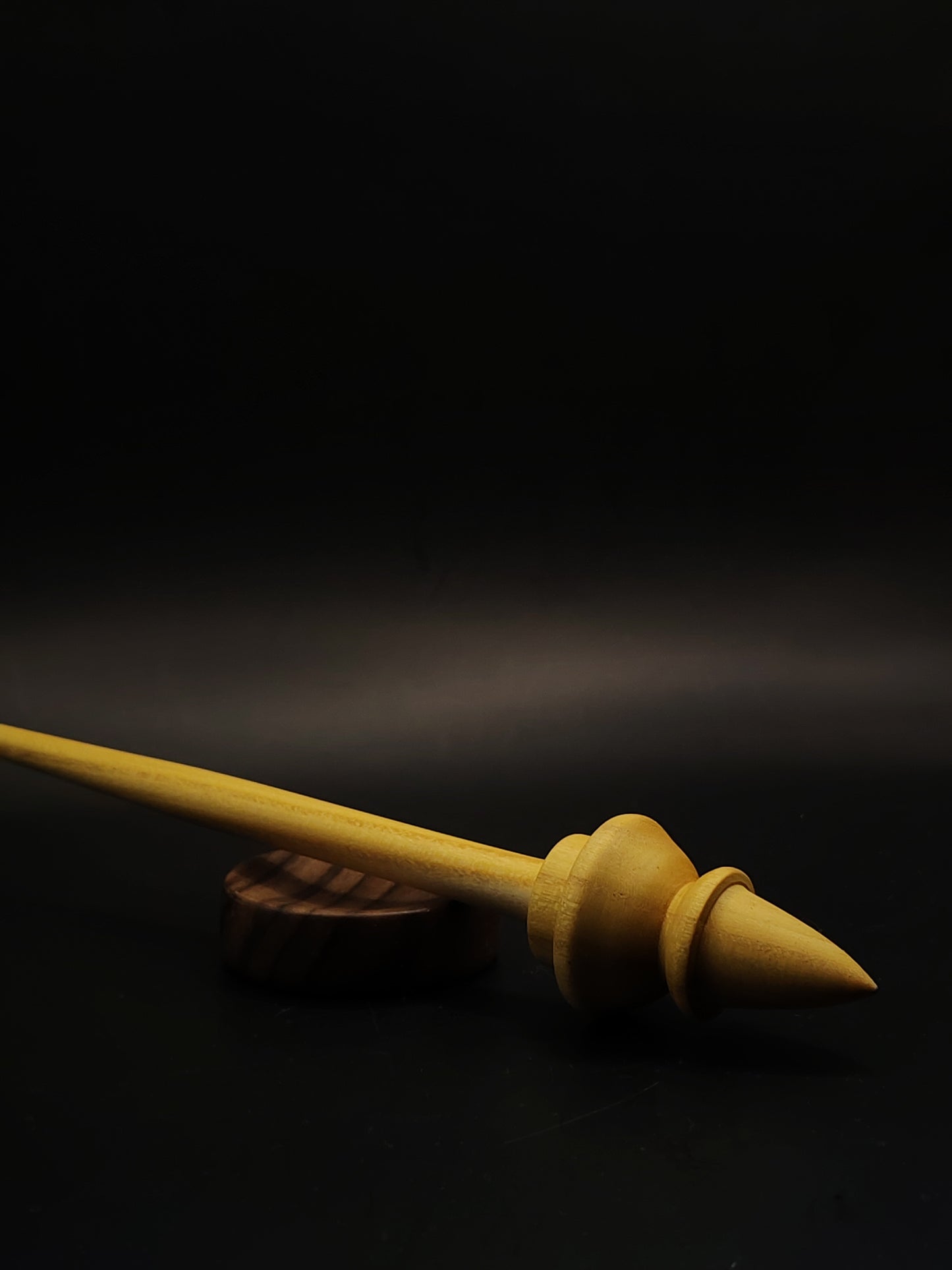 Support Spindle Set 29g 1.02oz 25.5cm 10.04in Mulberry Wood Walnut Bowl