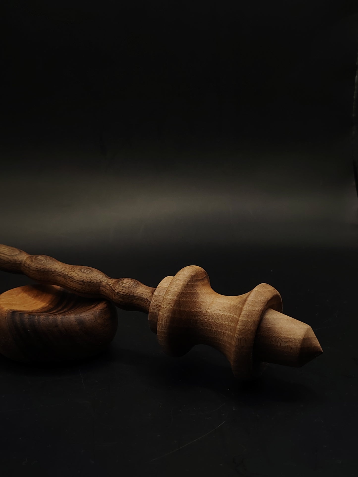 Support Spindle Set 30g 1.06oz 26cm 10.24in Walnut Wood Walnut Bowl