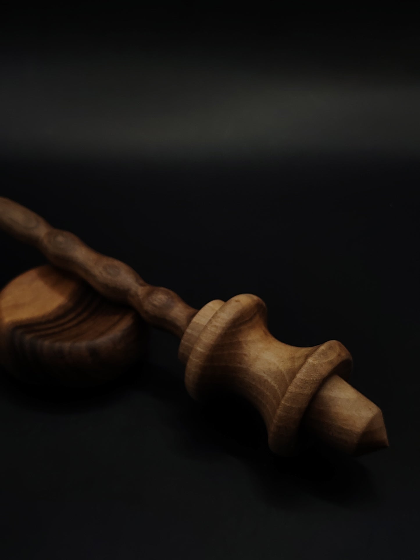 Support Spindle Set 30g 1.06oz 26cm 10.24in Walnut Wood Walnut Bowl