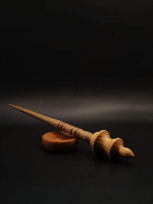 Support Spindle Set 26g 0.92oz 26cm 10.24in Walnut Shaft Ash Whorl Beech Bowl