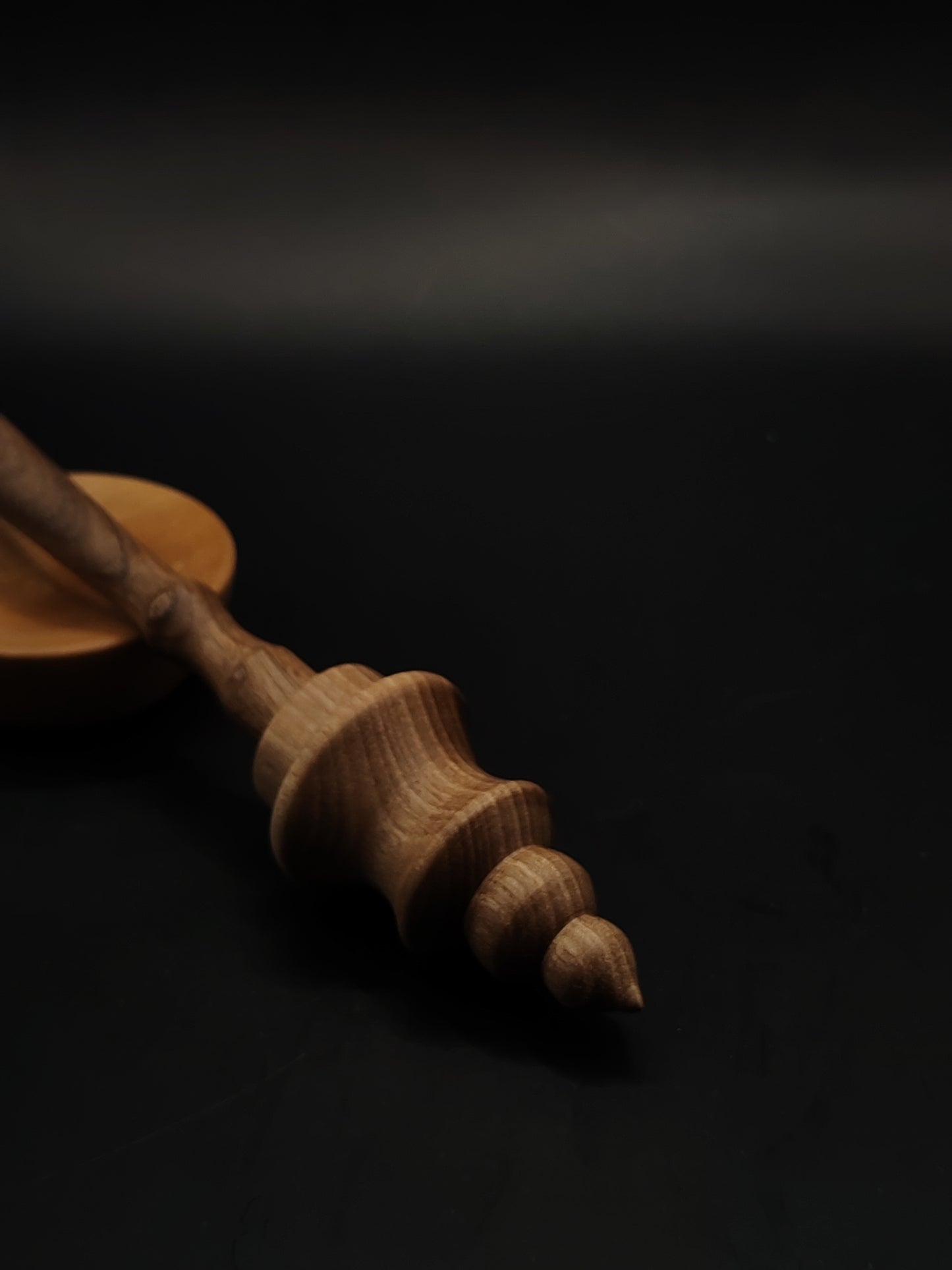 Support Spindle Set 25g 0.88oz 26.5cm 10.43in Walnut Wood Pear Bowl
