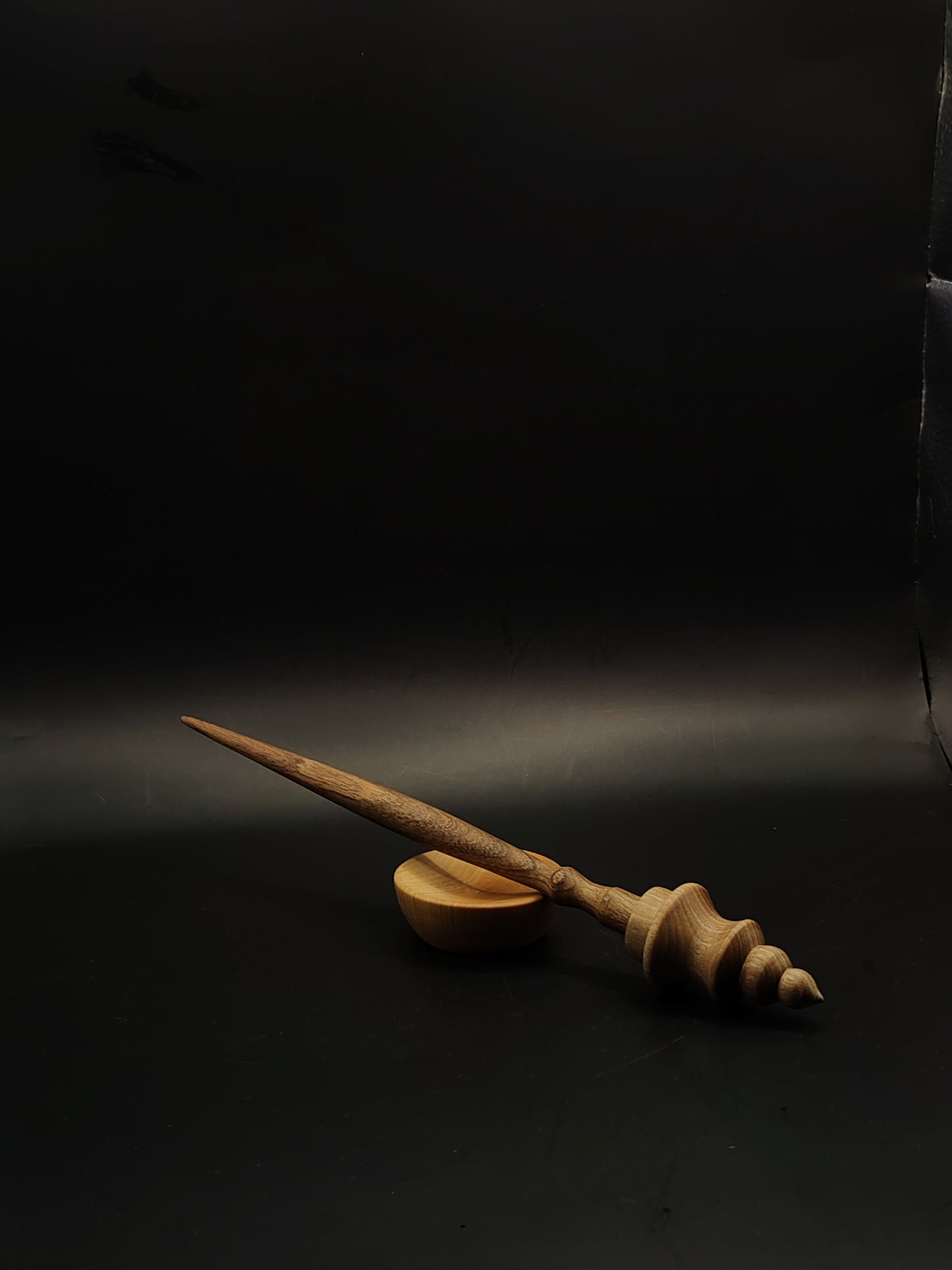 Support Spindle Set 25g 0.88oz 26.5cm 10.43in Walnut Wood Pear Bowl