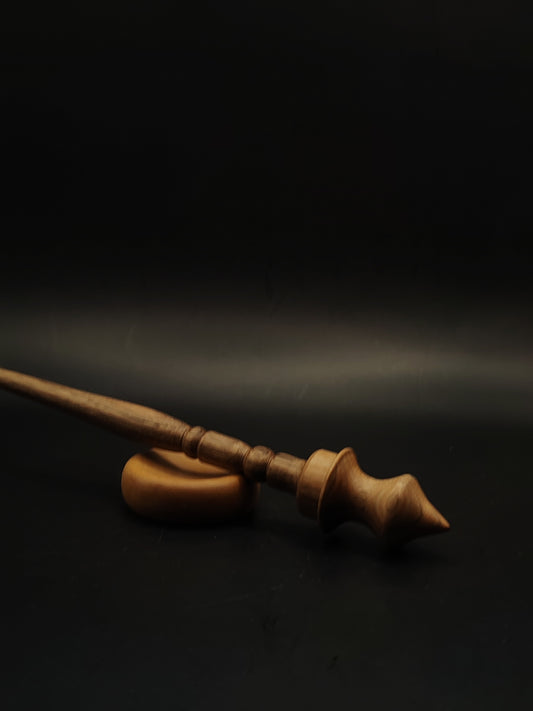 Support Spindle Set 21g 0.74oz 25.5cm 10.04in Walnut Wood Pear Bowl
