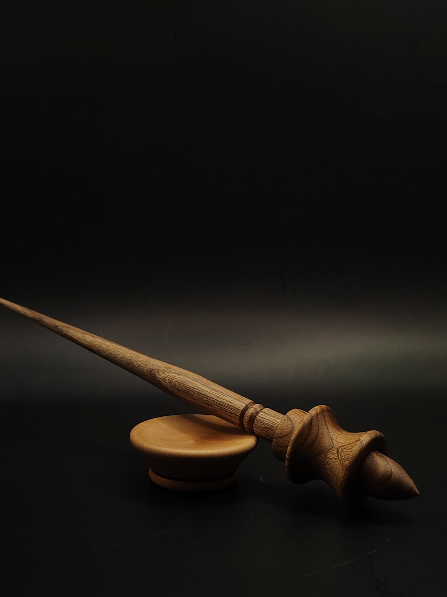 Support Spindle Set 27g 0.95oz 26cm 10.24in Walnut Wood Pear Bowl