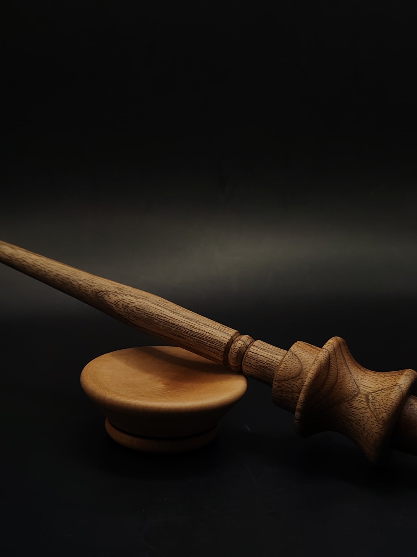 Support Spindle Set 27g 0.95oz 26cm 10.24in Walnut Wood Pear Bowl