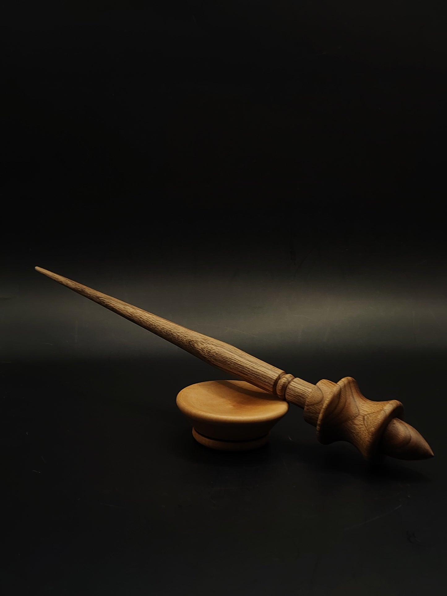Support Spindle Set 27g 0.95oz 26cm 10.24in Walnut Wood Pear Bowl