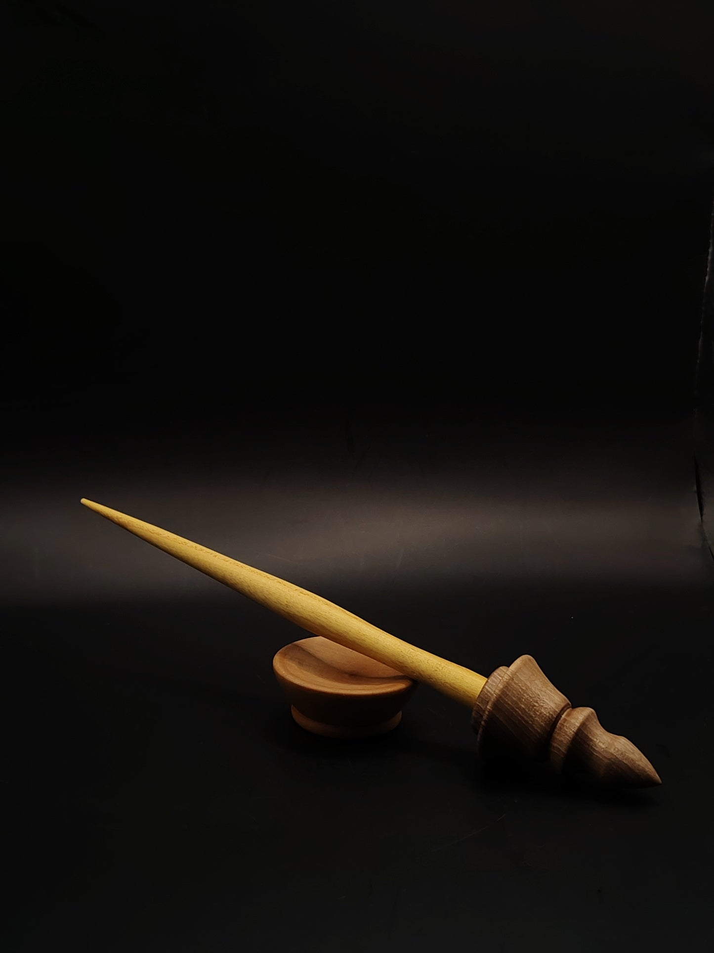 Support Spindle Set 27g 0.95oz 25cm 9.84in Mulberry Shaft Walnut Whorl Pear Bowl