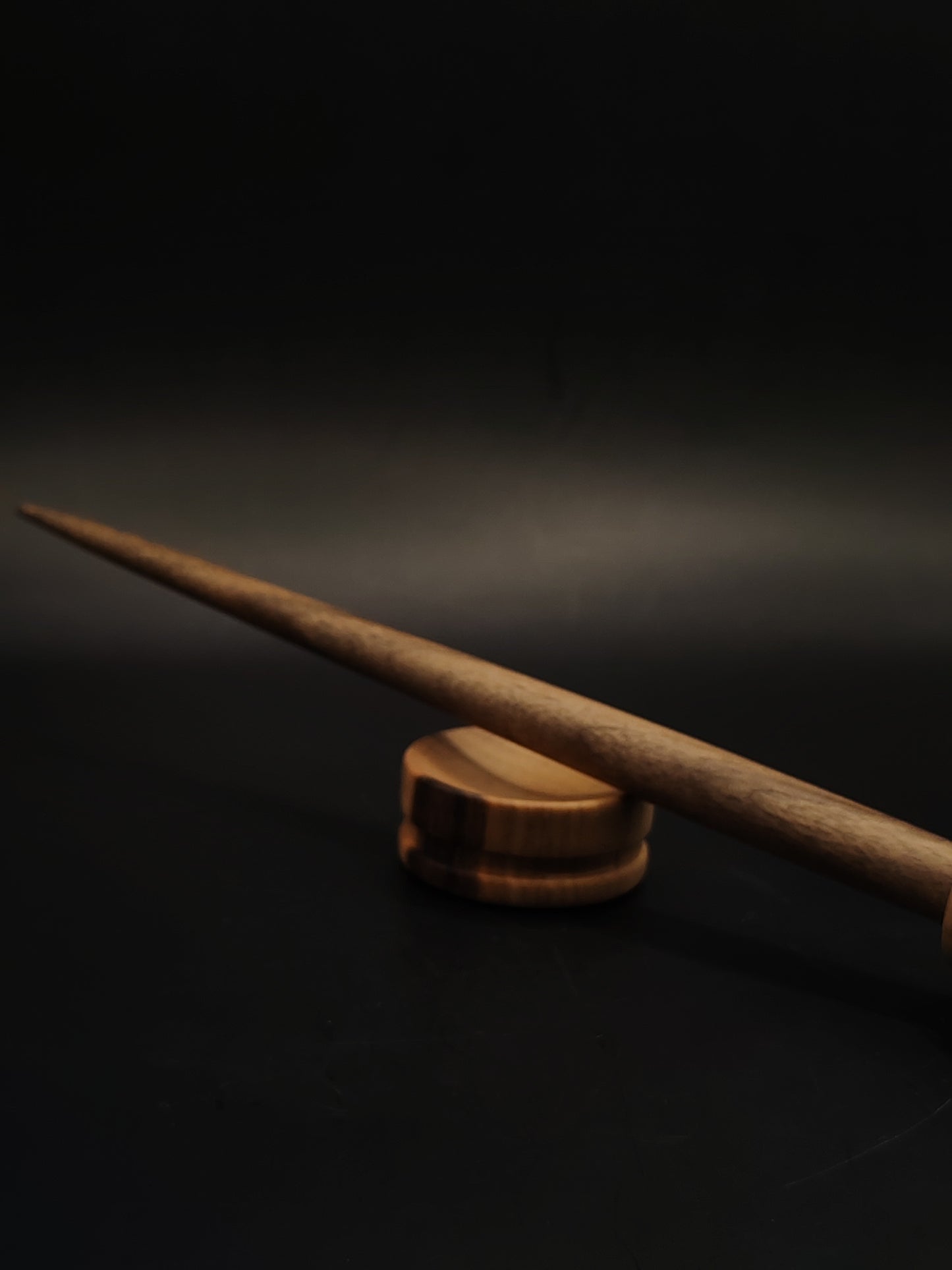 Support Spindle Set 18g 0.63oz 24.5cm 9.65in Walnut Shaft Pear Whorl Walnut Bowl