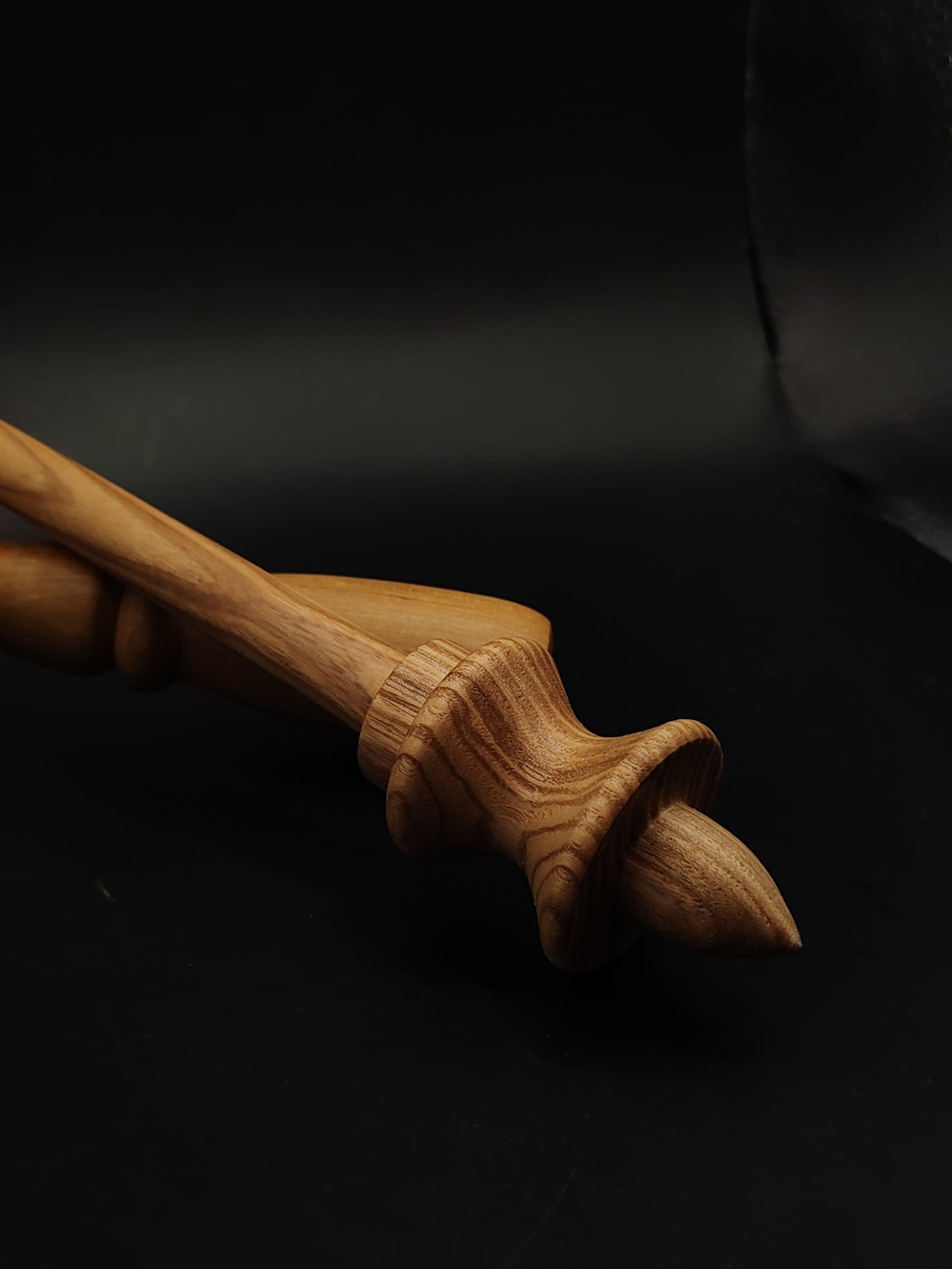 Support Spindle Set 31g 1.09oz 27cm 10.63in Caucasian Chestnut Pear Bowl