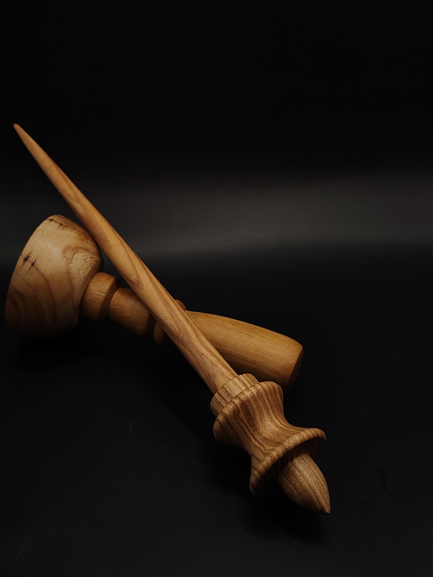 Support Spindle Set 31g 1.09oz 27cm 10.63in Caucasian Chestnut Pear Bowl