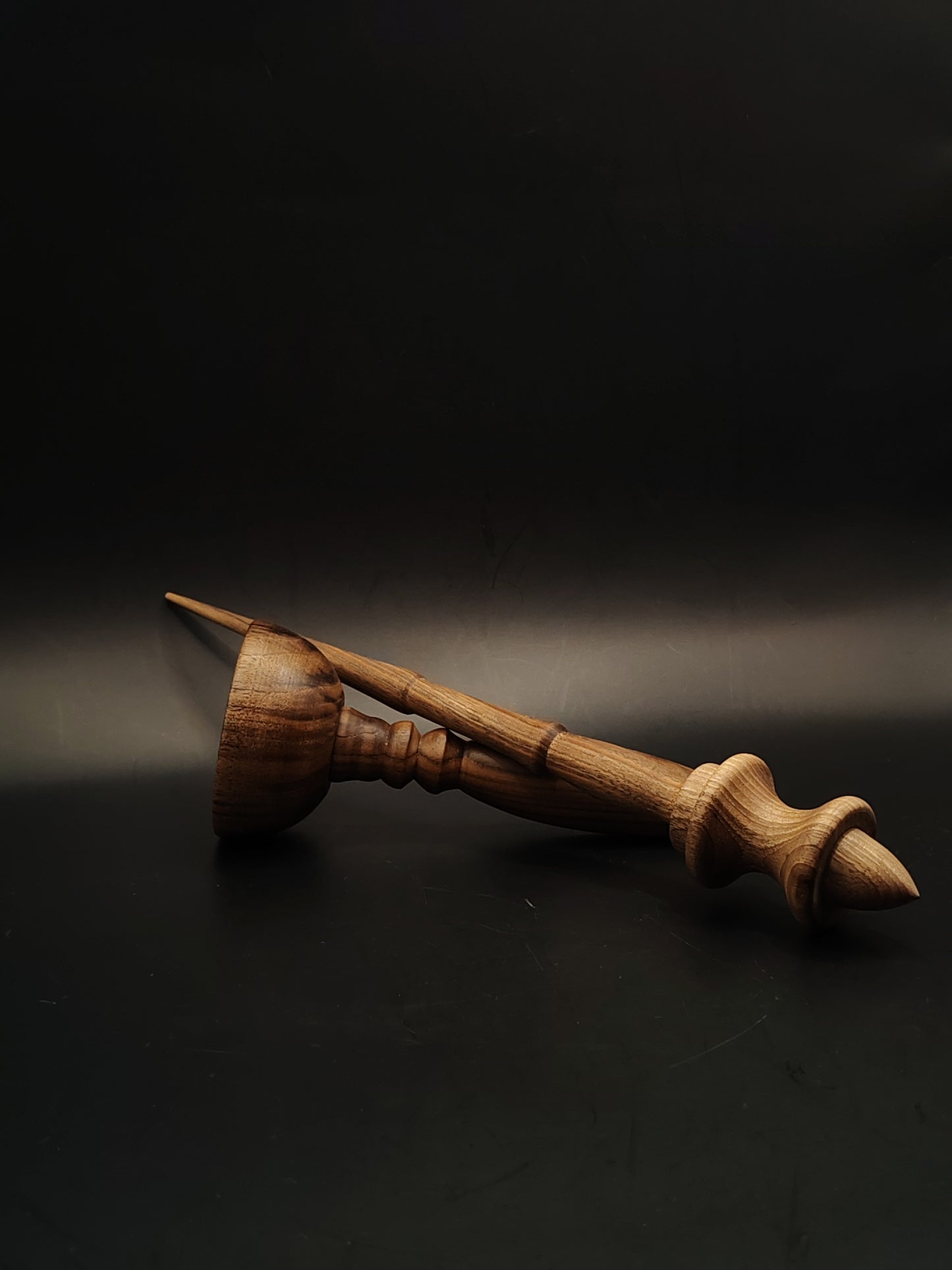 Support Spindle Set 32g 1.13oz 27cm 10.63in Walnut Wood Walnut Bowl