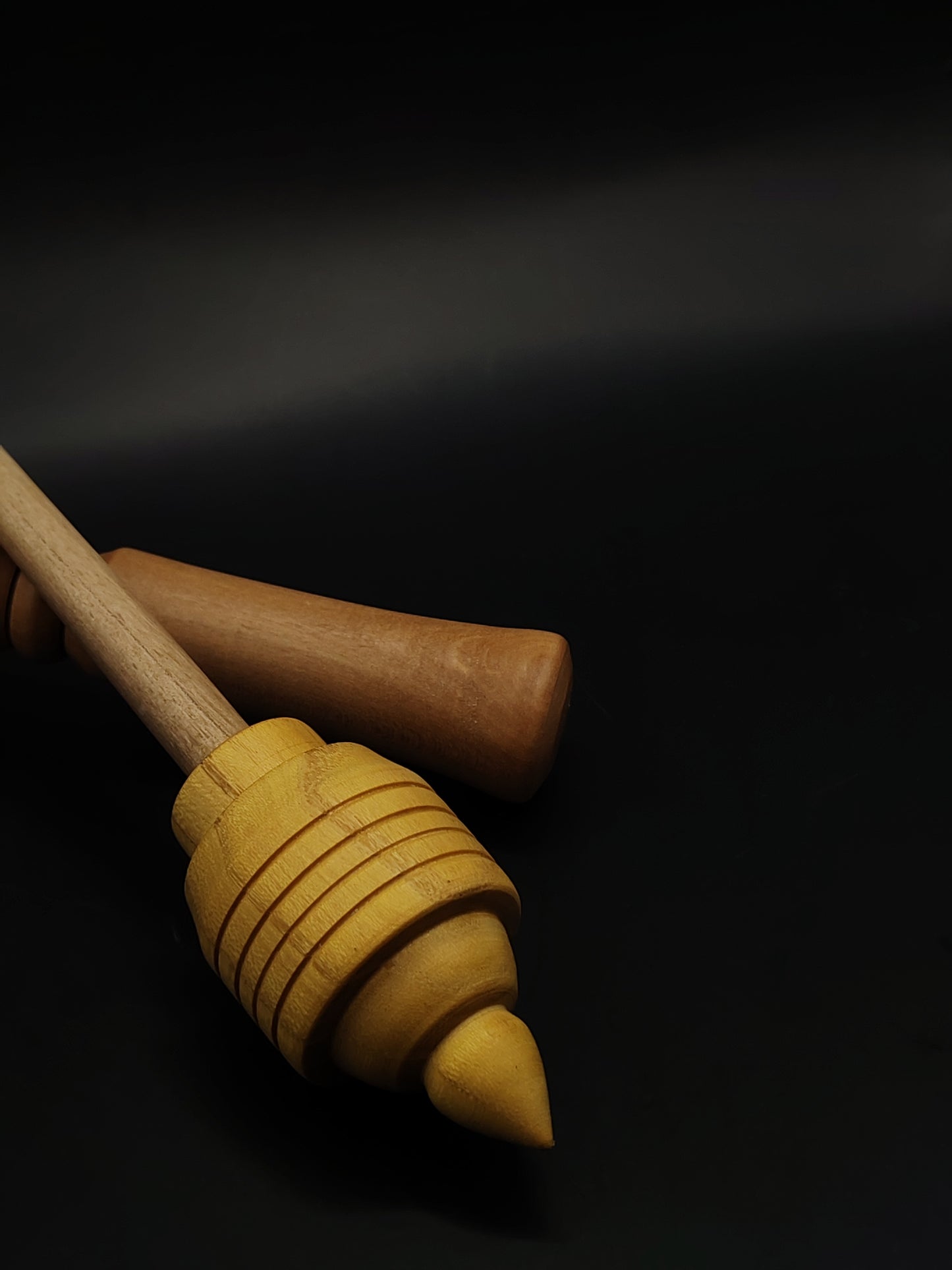 Support Spindle Set 35g 1.23oz 25cm 9.84in Grey Walnut Shaft Mulberry Whorl Mulberry Pear Bowl