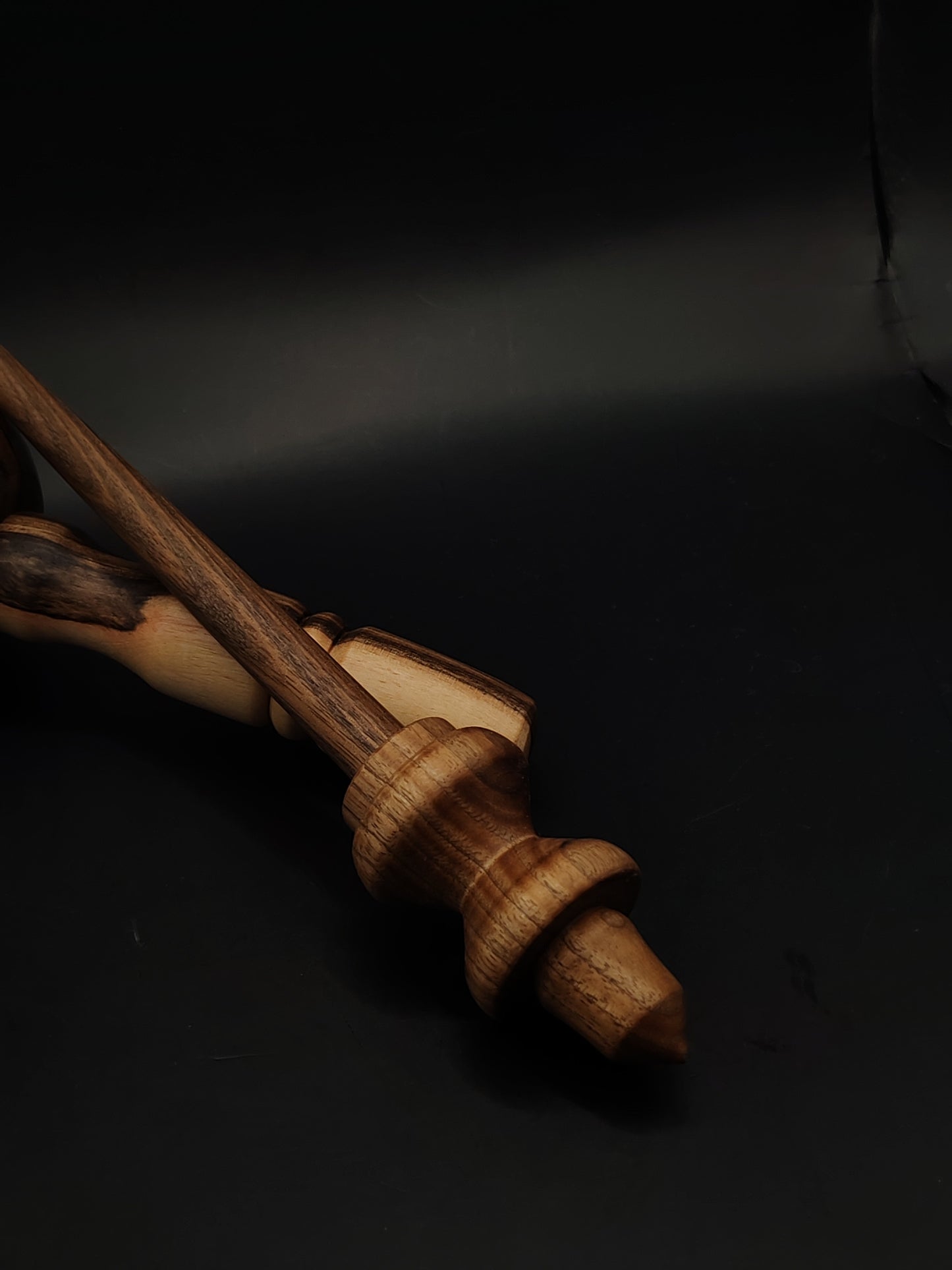 Support Spindle Set 28g 0.99oz 26.5cm 10.43in Walnut Wood Walnut Bowl