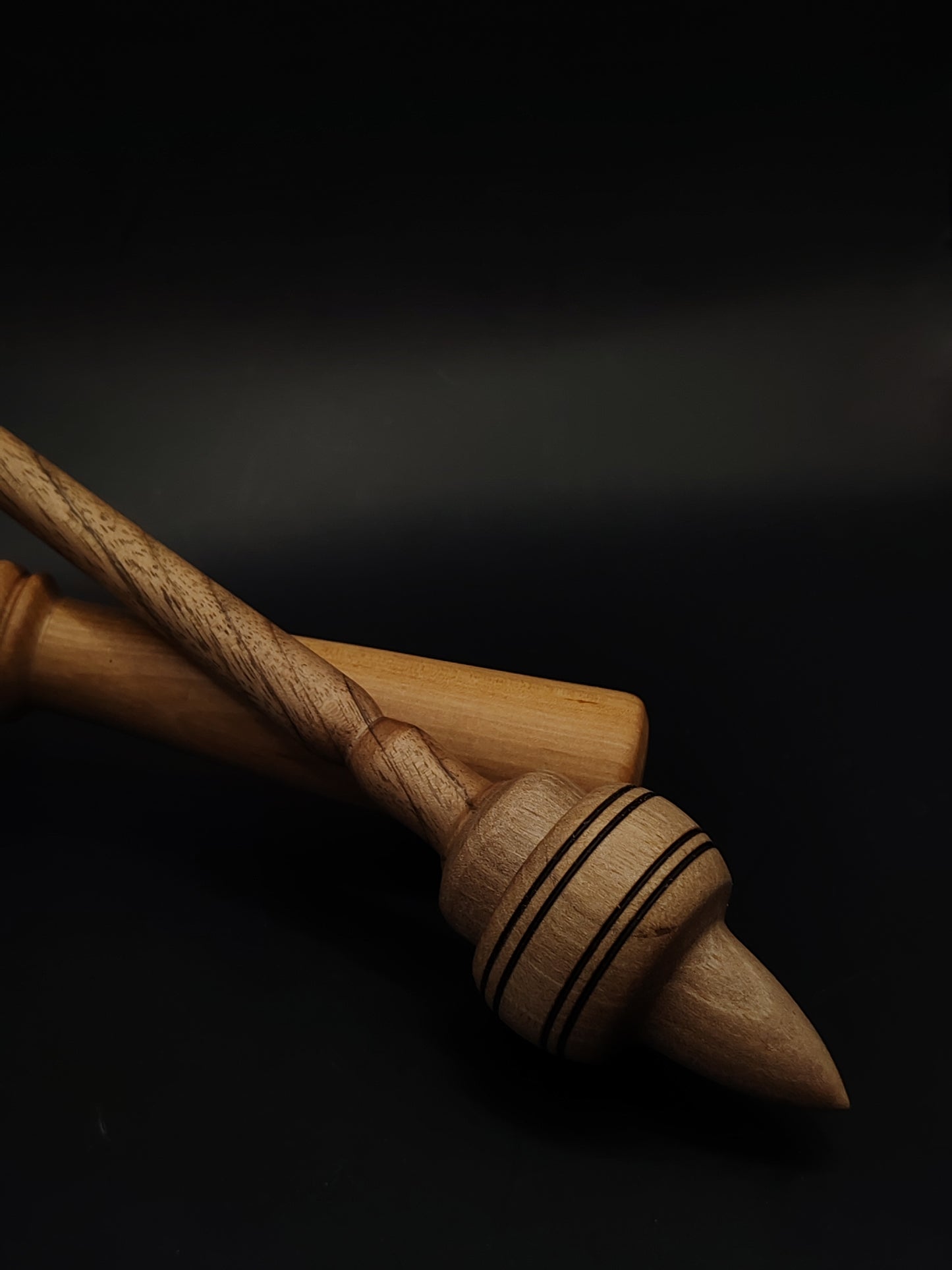 Support Spindle Set 26g 0.92oz 26.5cm 10.43in Walnut Wood Walnut Pear Bowl