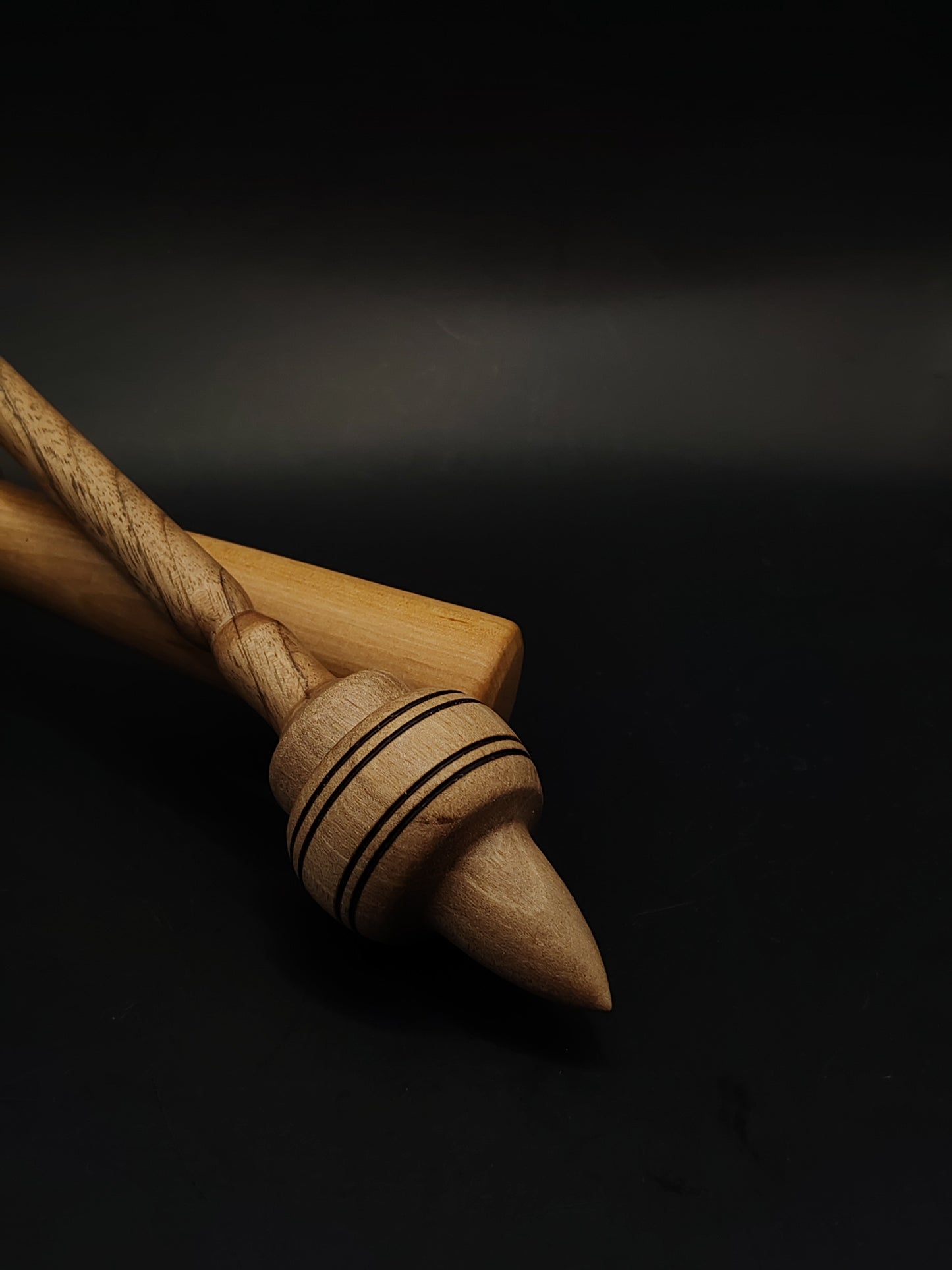 Support Spindle Set 26g 0.92oz 26.5cm 10.43in Walnut Wood Walnut Pear Bowl