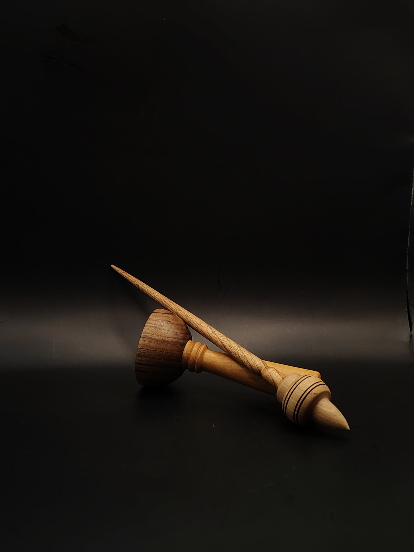 Support Spindle Set 26g 0.92oz 26.5cm 10.43in Walnut Wood Walnut Pear Bowl