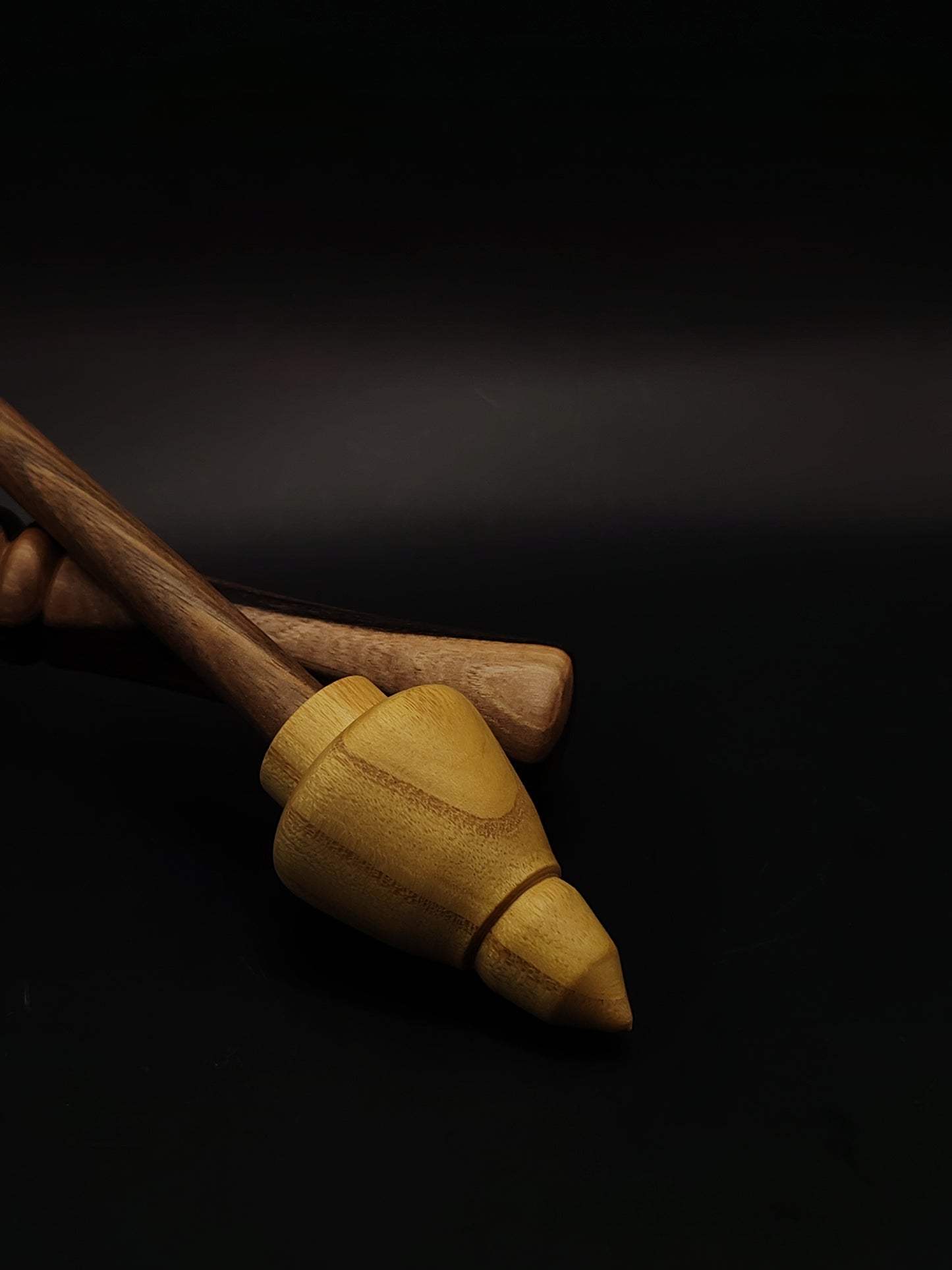 Support Spindle Set 33g 1.16oz 25cm 9.84in Walnut Shaft Mulberry Whorl Walnut Mulberry Bowl