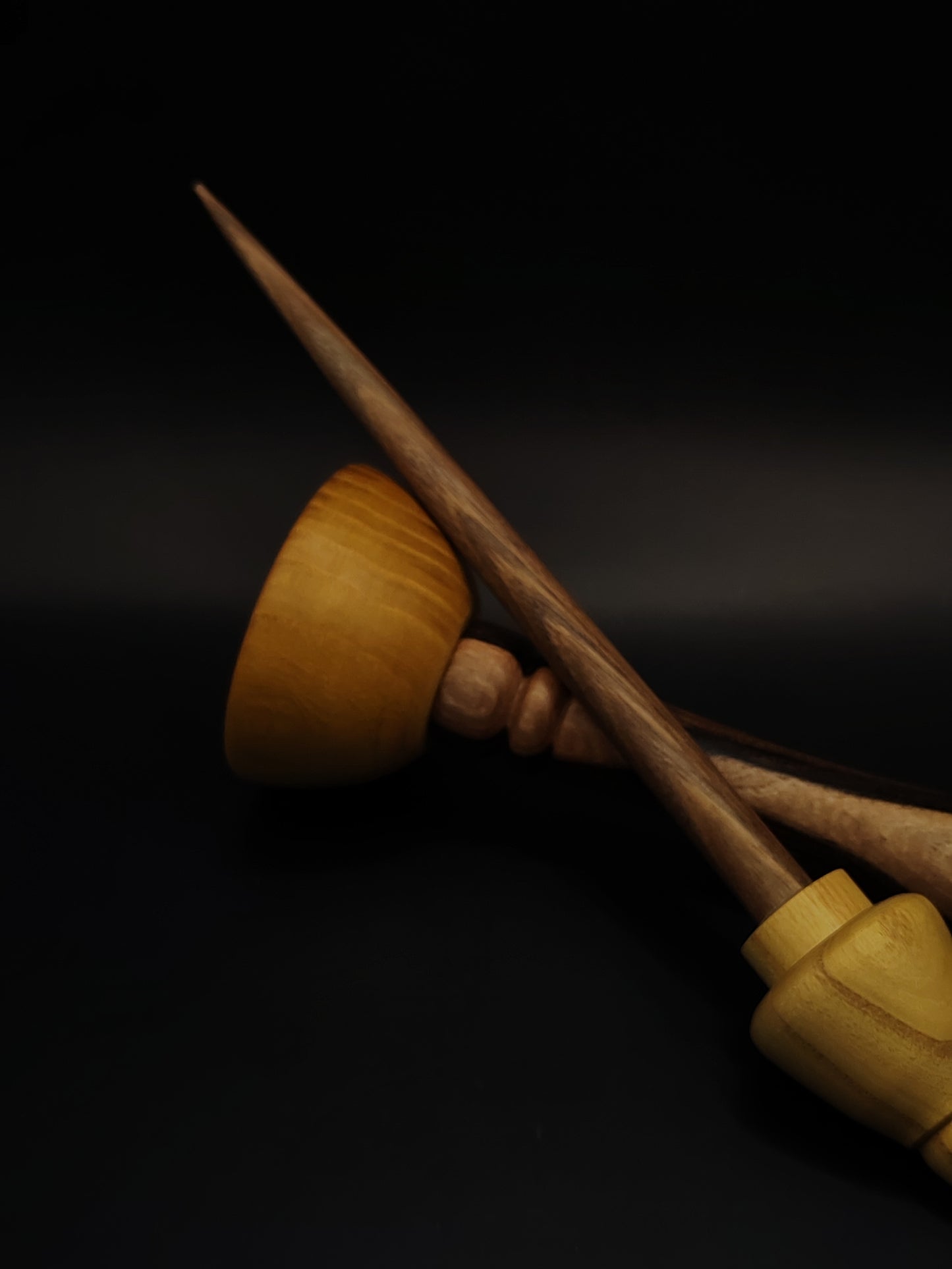 Support Spindle Set 33g 1.16oz 25cm 9.84in Walnut Shaft Mulberry Whorl Walnut Mulberry Bowl