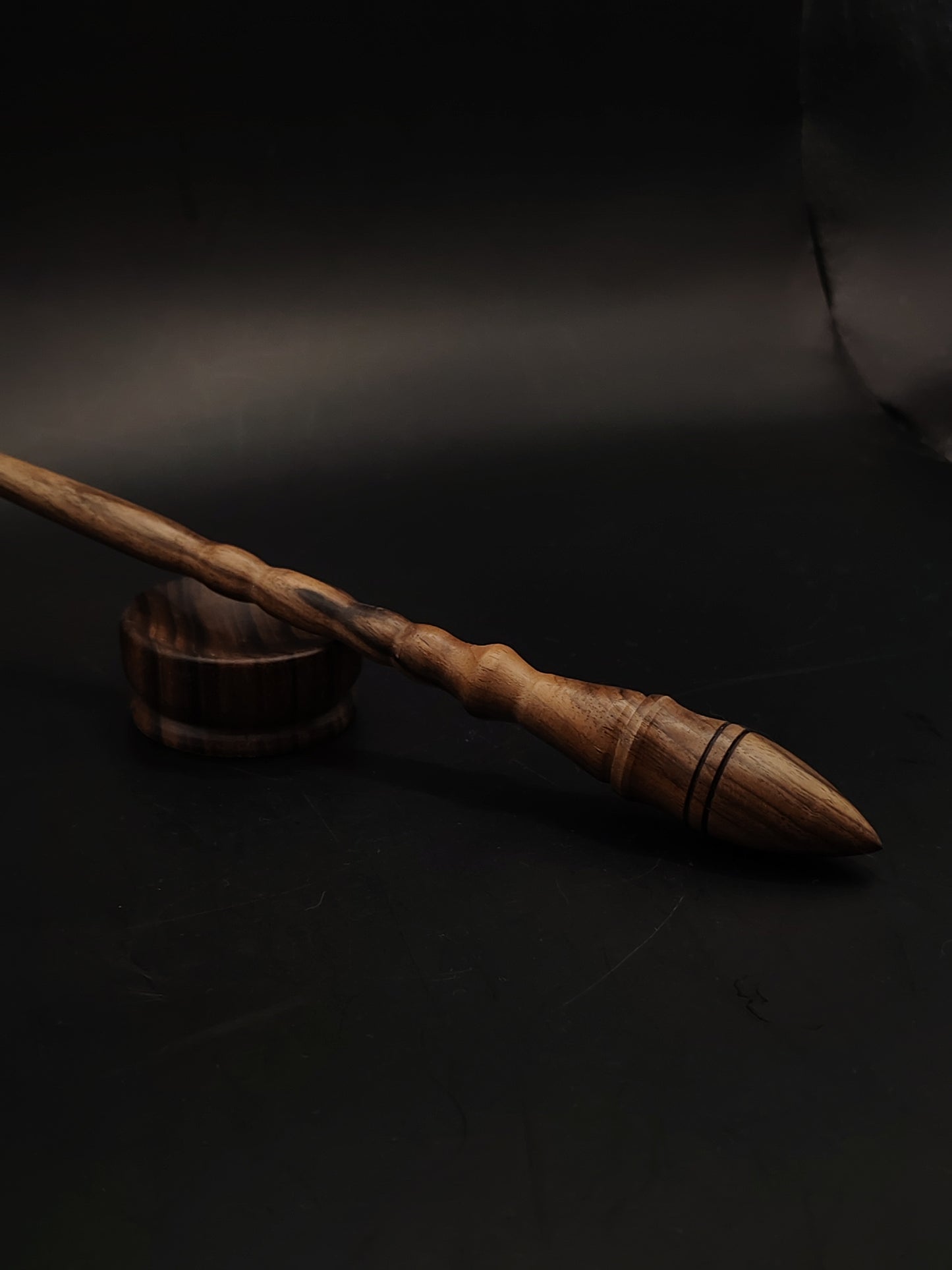 Support Spindle Set 16g 0.56oz 26cm 10.24in Walnut Wood Walnut Bowl