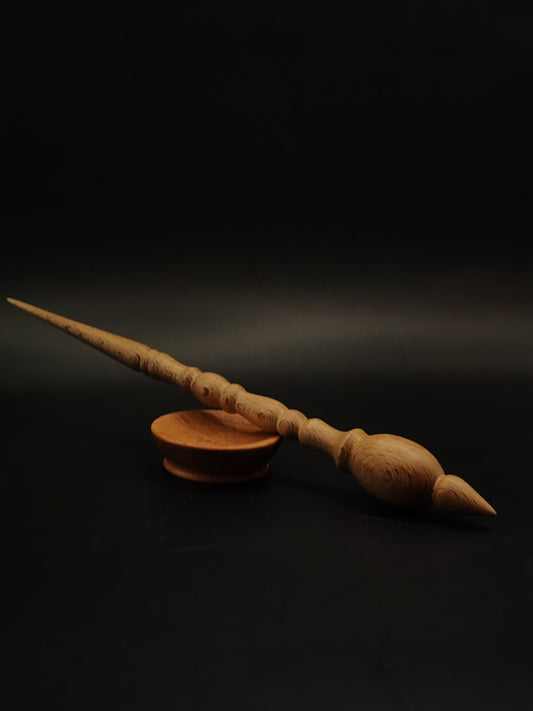 Support Spindle Set 15g 0.53oz 26cm 10.24in Beech Wood Beech Bowl
