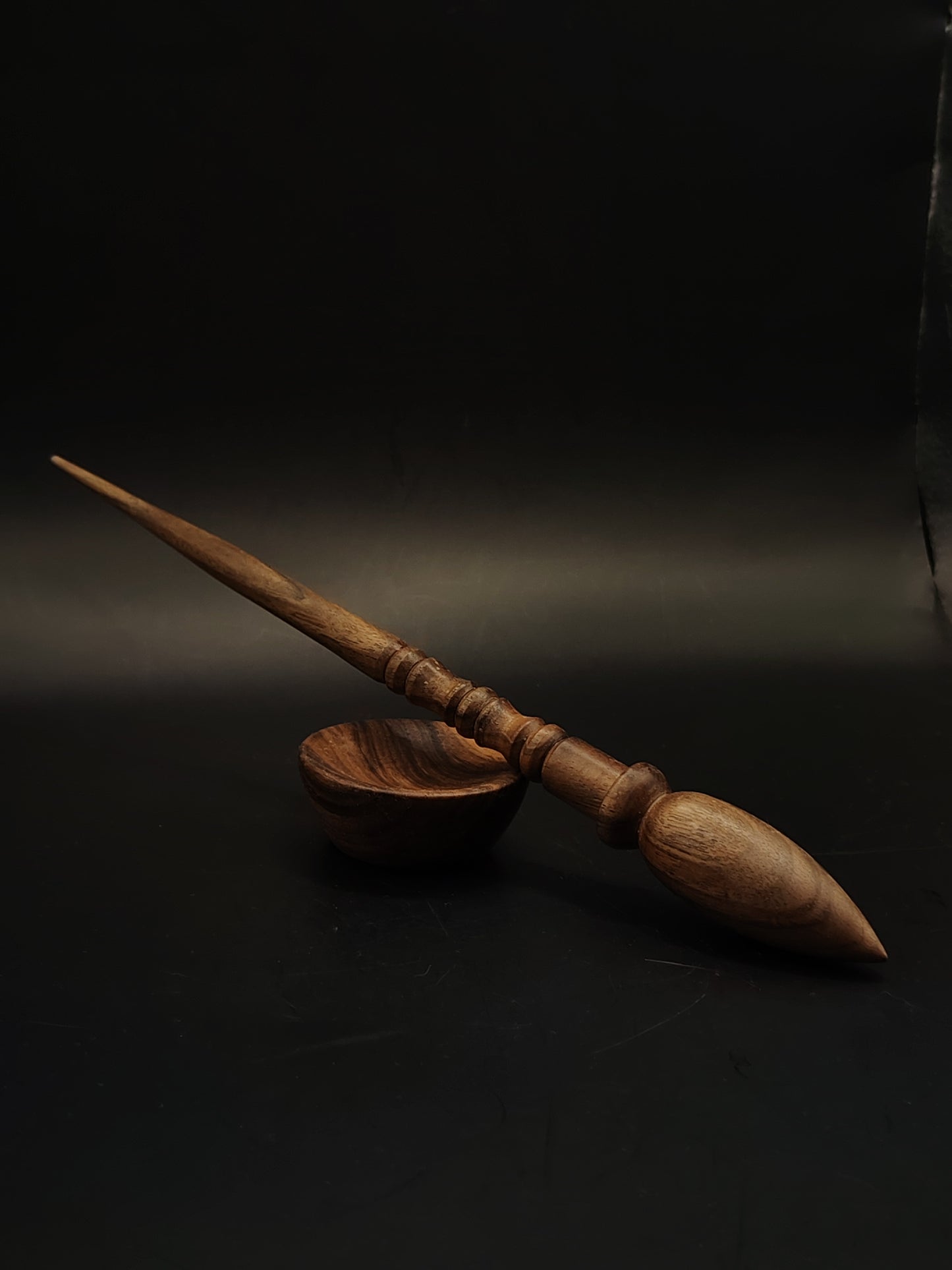 Support Spindle Set 21g 0.74oz 26.5cm 10.43in Walnut Wood Walnut Bowl