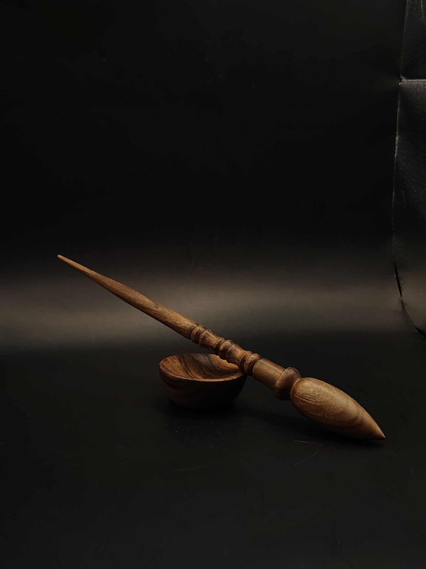 Support Spindle Set 21g 0.74oz 26.5cm 10.43in Walnut Wood Walnut Bowl
