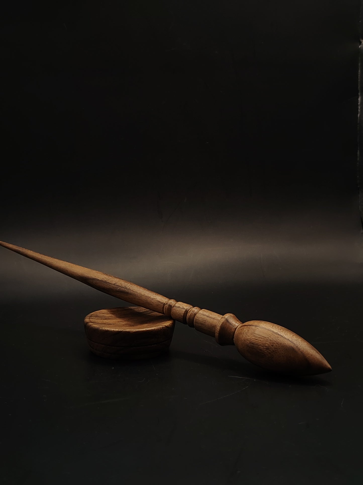Support Spindle Set 22g 0.78oz 26cm 10.24in Walnut Wood Walnut Bowl
