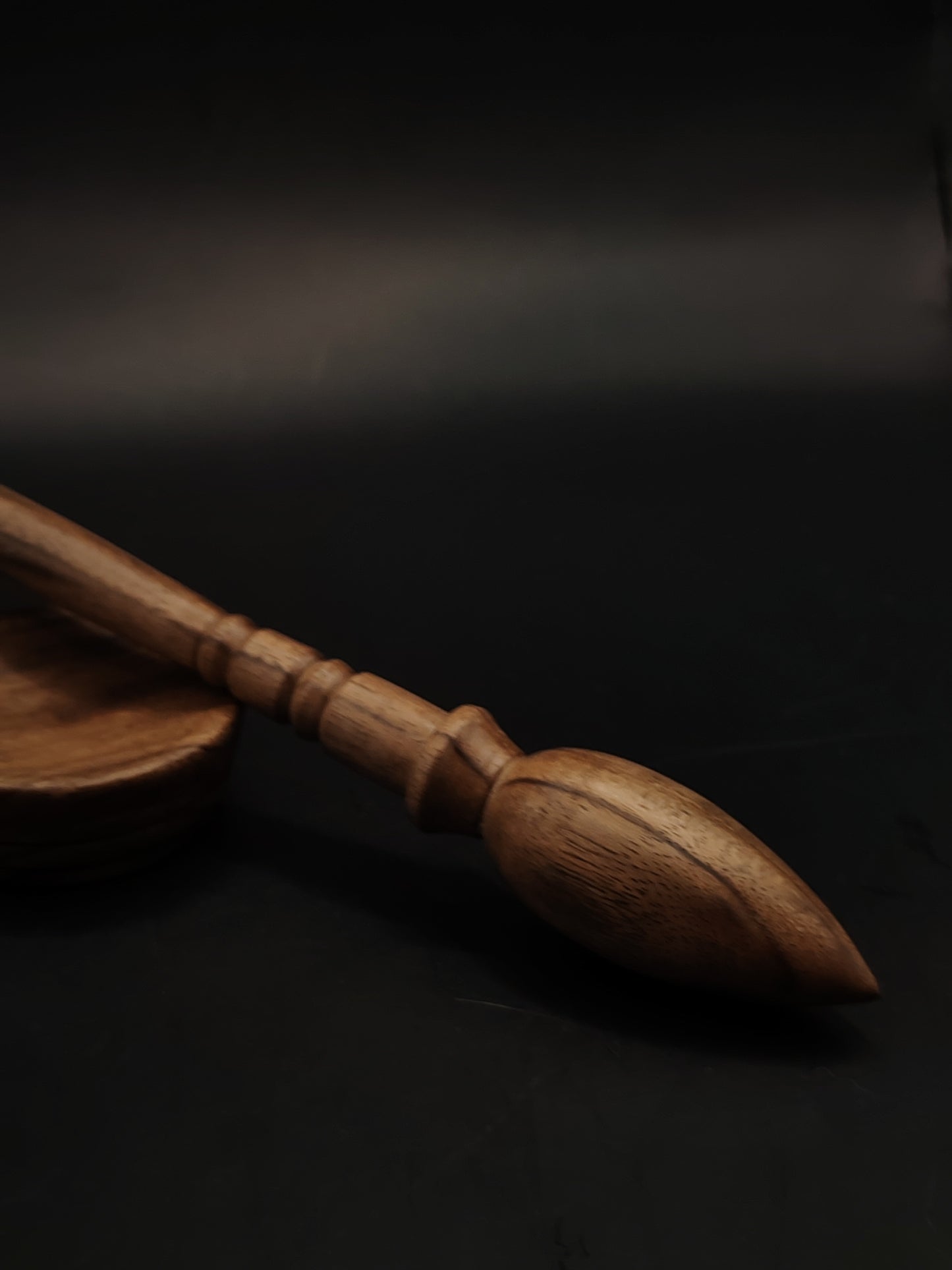 Support Spindle Set 22g 0.78oz 26cm 10.24in Walnut Wood Walnut Bowl