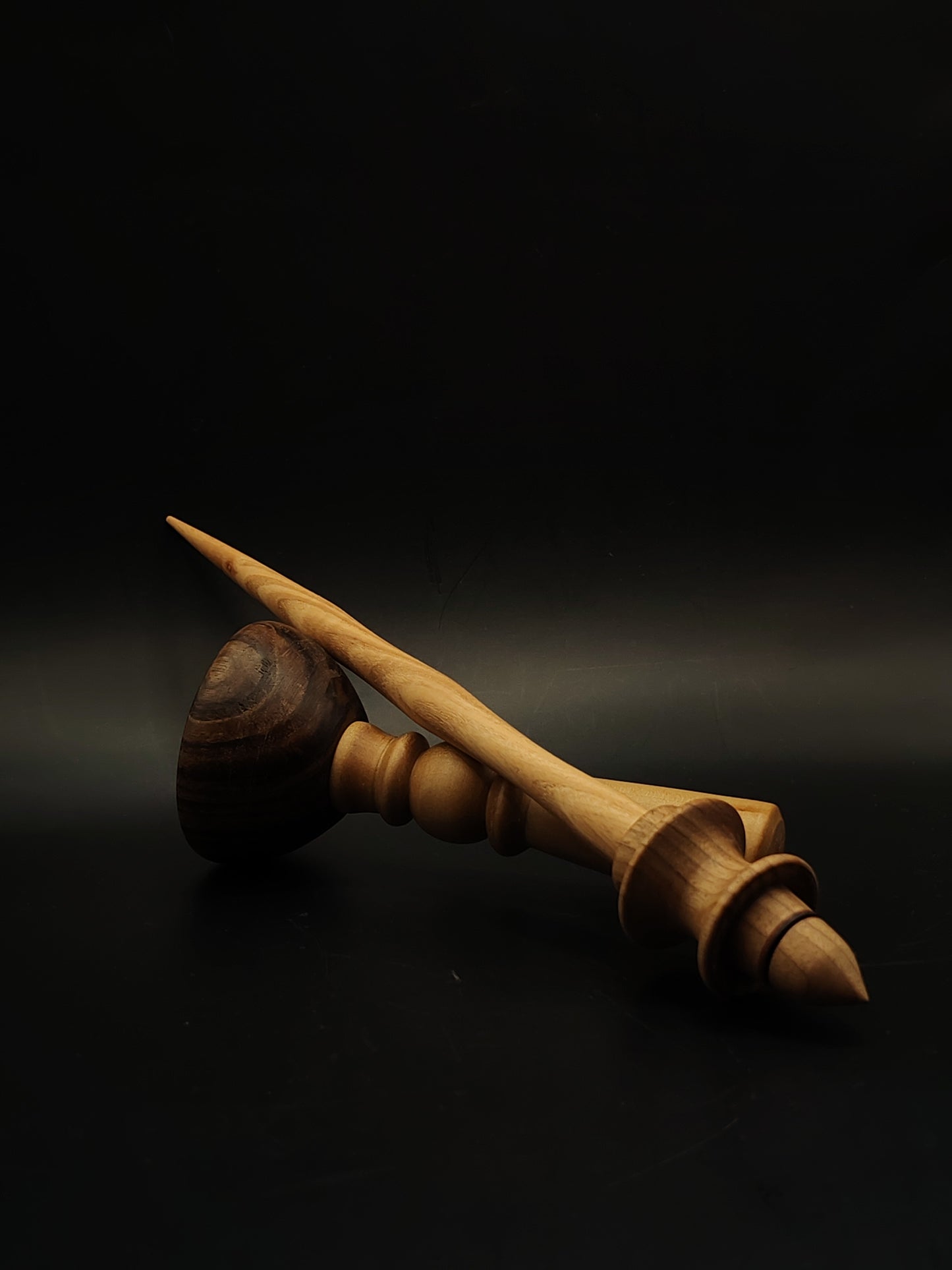 Chestnut and Walnut Support Spindle Set