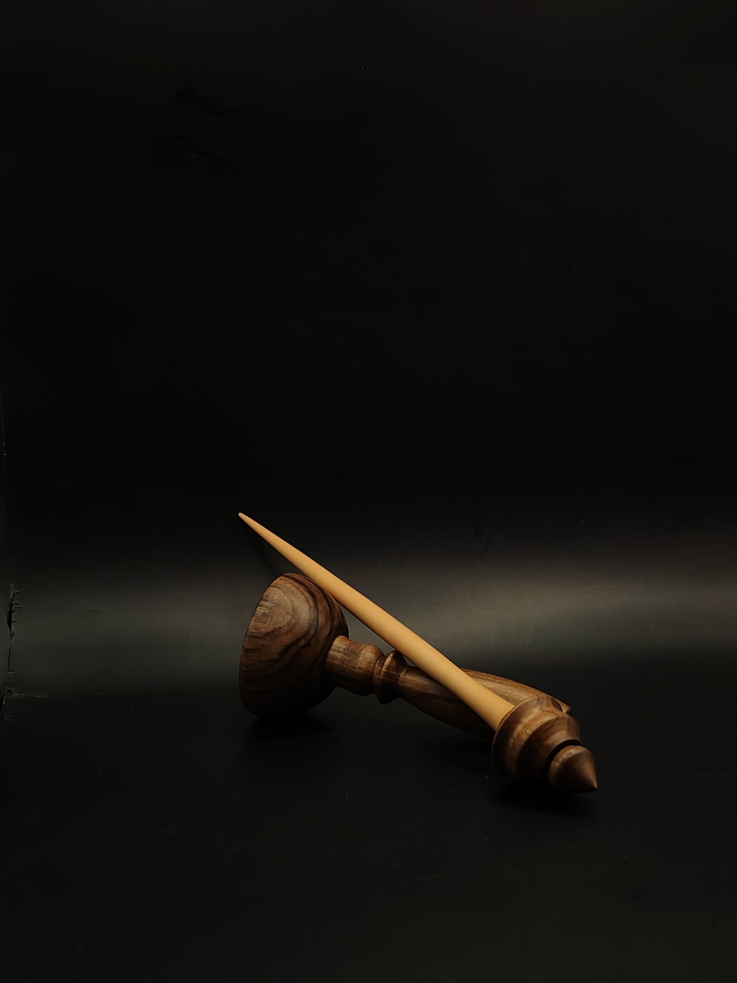 Apple Support Spindle Set with Walnut Bowl | Kravelli