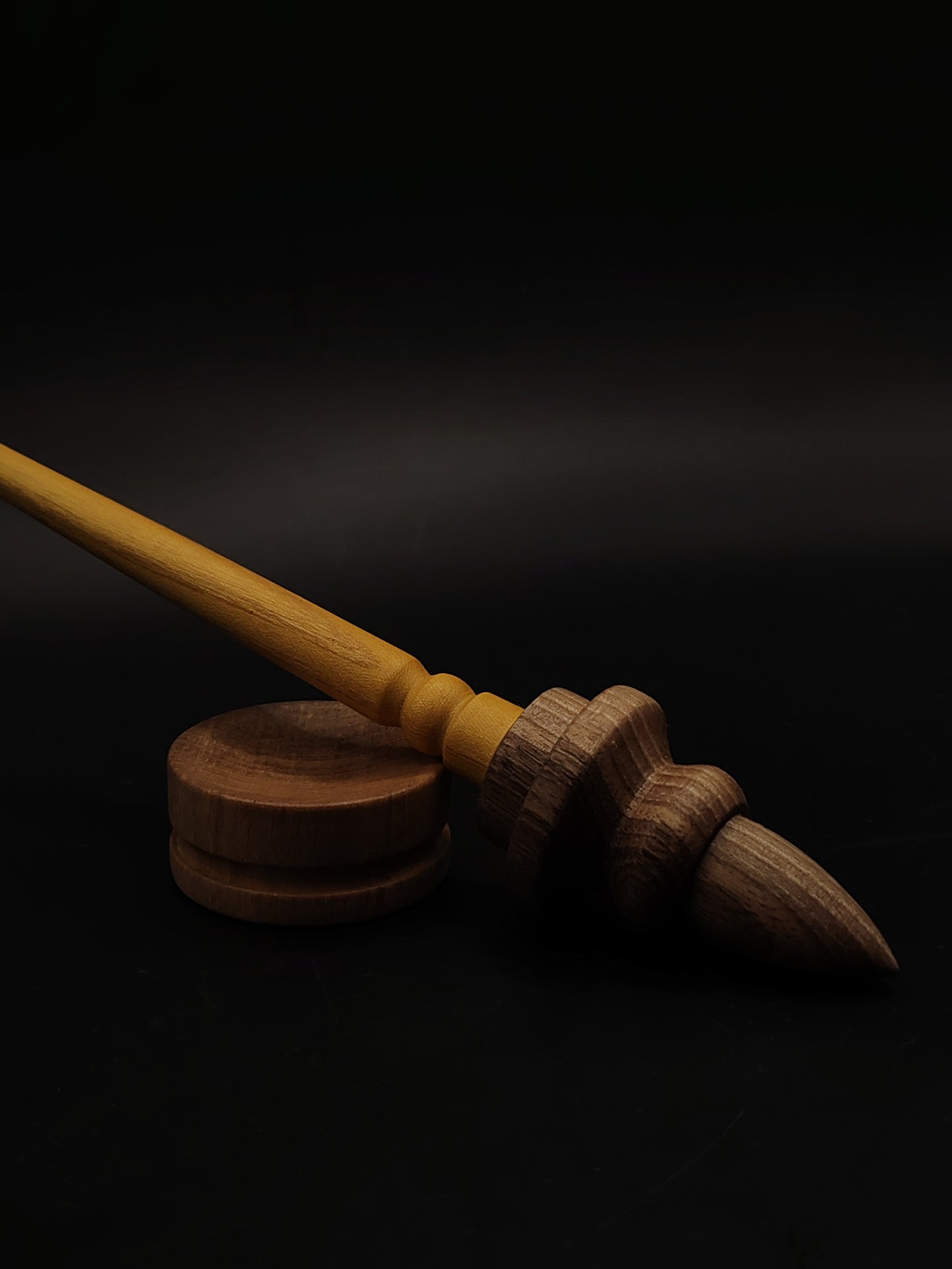 Mulberry and Walnut Support Spindle Set
