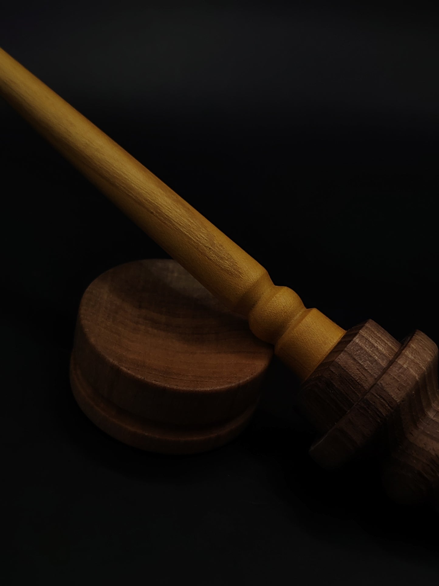 Mulberry and Walnut Support Spindle Set