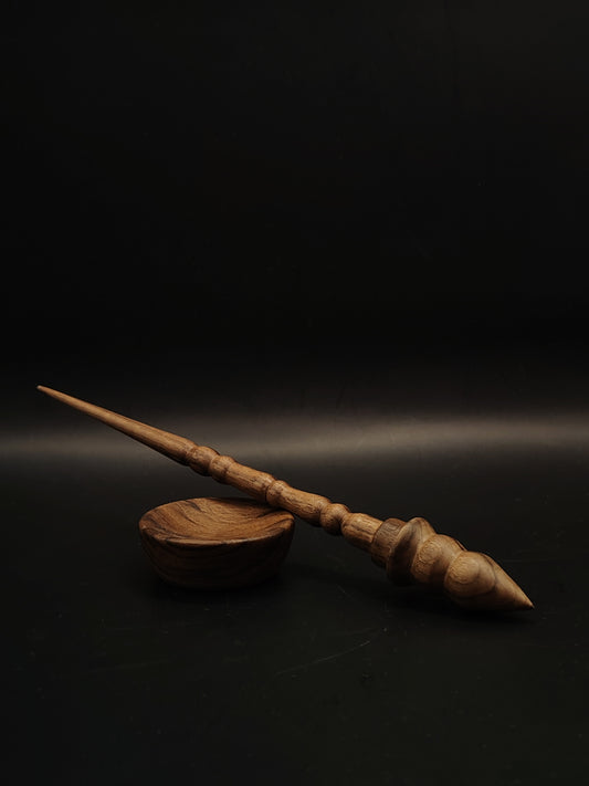 Mini Walnut Artisan Support Spindle Set – 14g