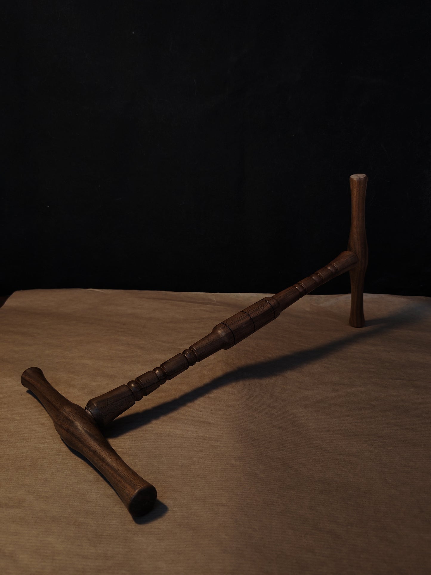 Walnut Yarn Skein Winder – 1.5m Niddy Noddy