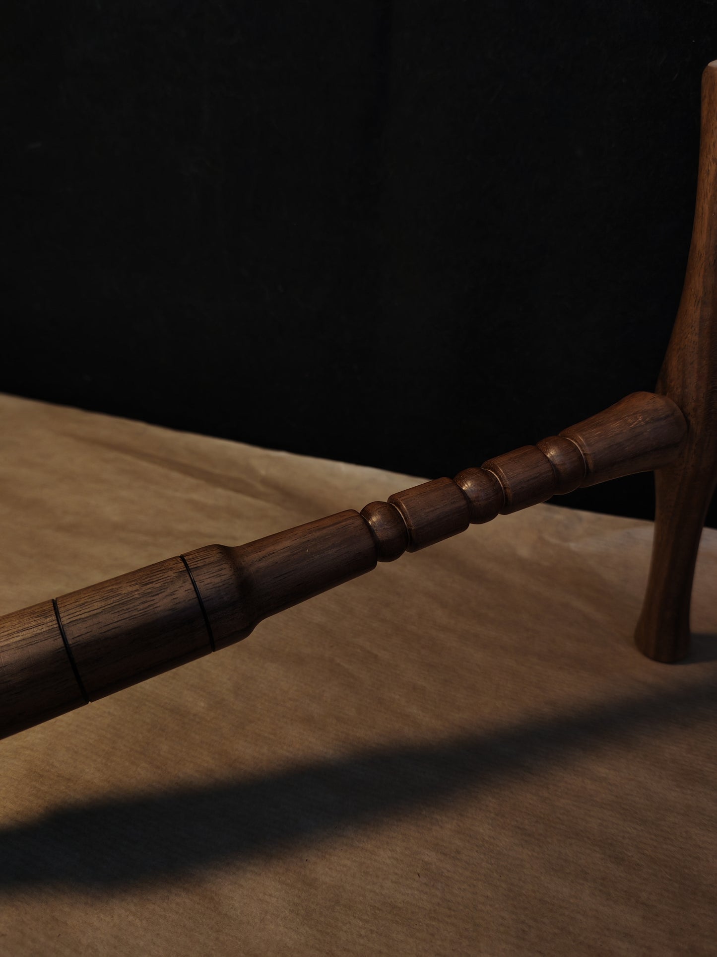 Walnut Yarn Skein Winder – 1.5m Niddy Noddy
