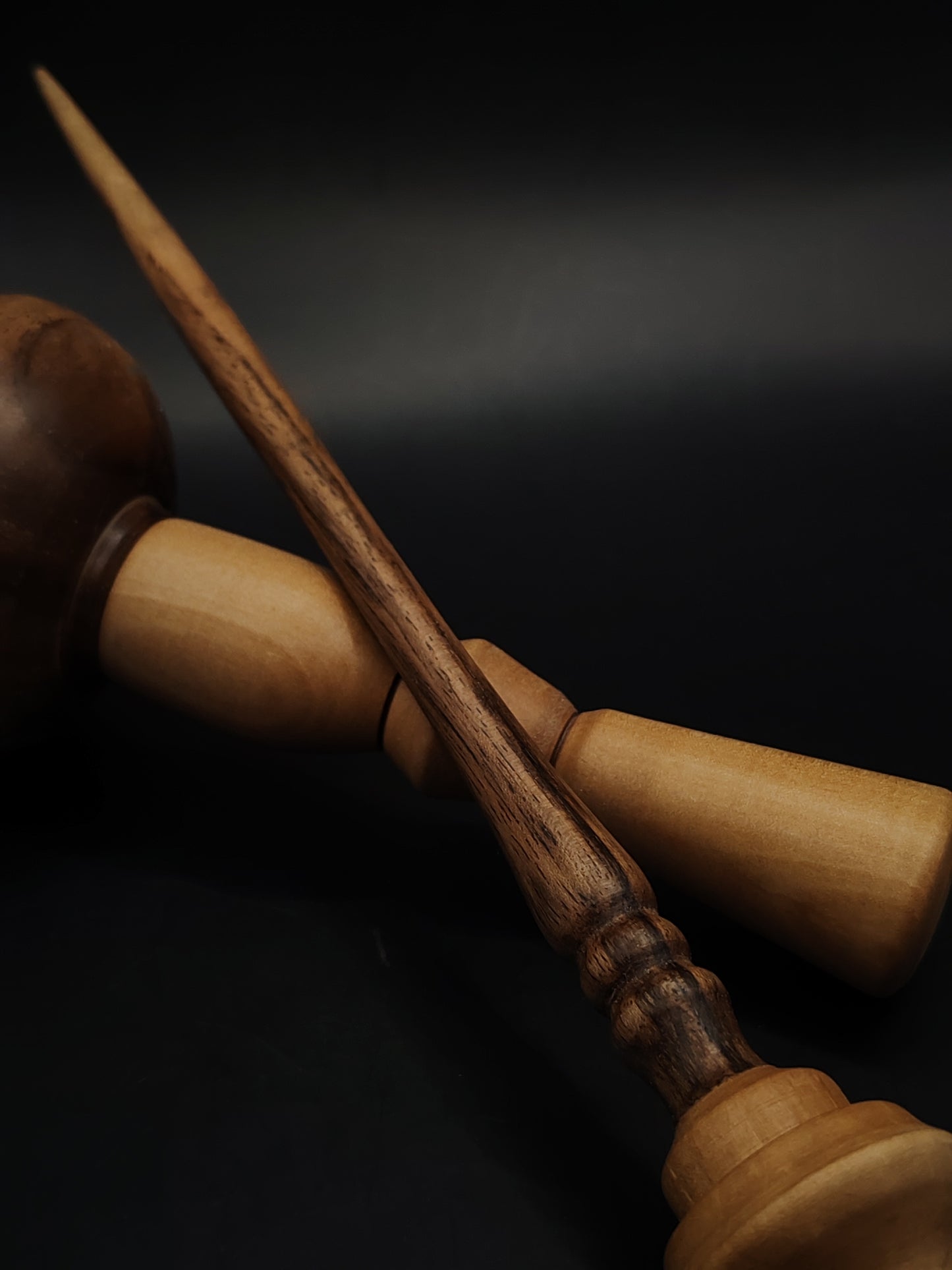 Walnut and Pear Support Spindle Set – 17g