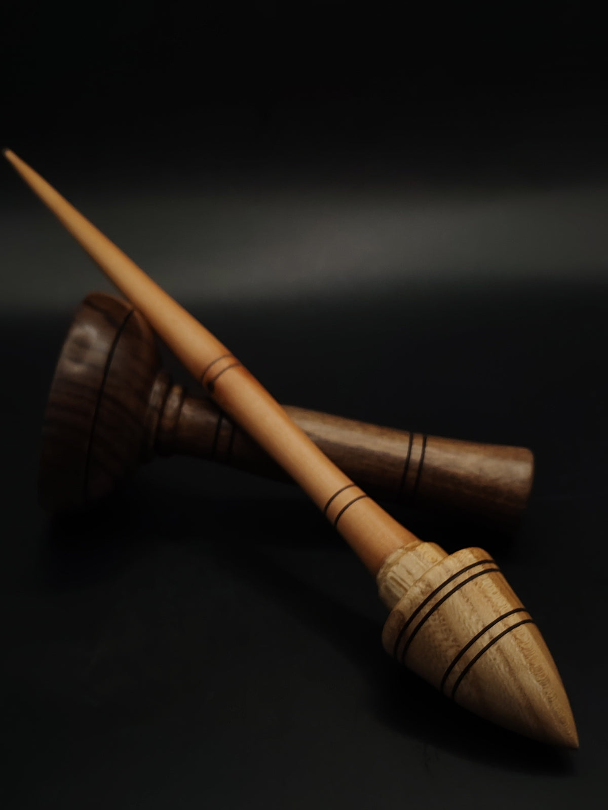 Pear and Chestnut Support Spindle Set – 29g