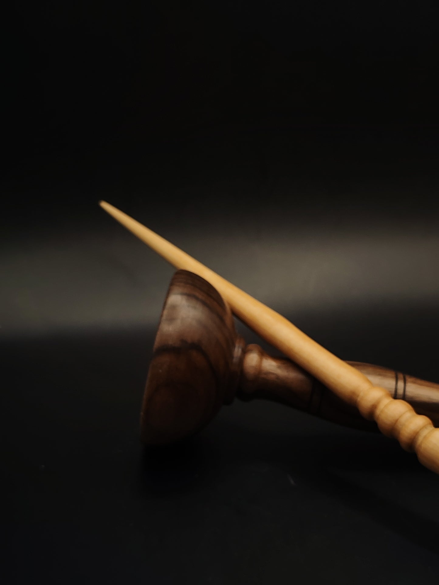 Pear Support Spindle with Walnut Tip – 20g