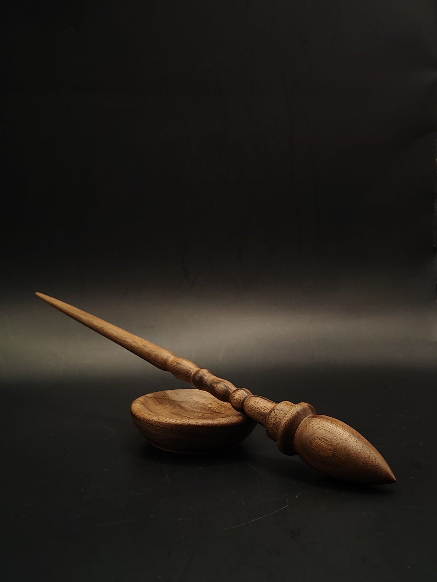 Artisan Support Spindle Set with Walnut Bowl – 18g