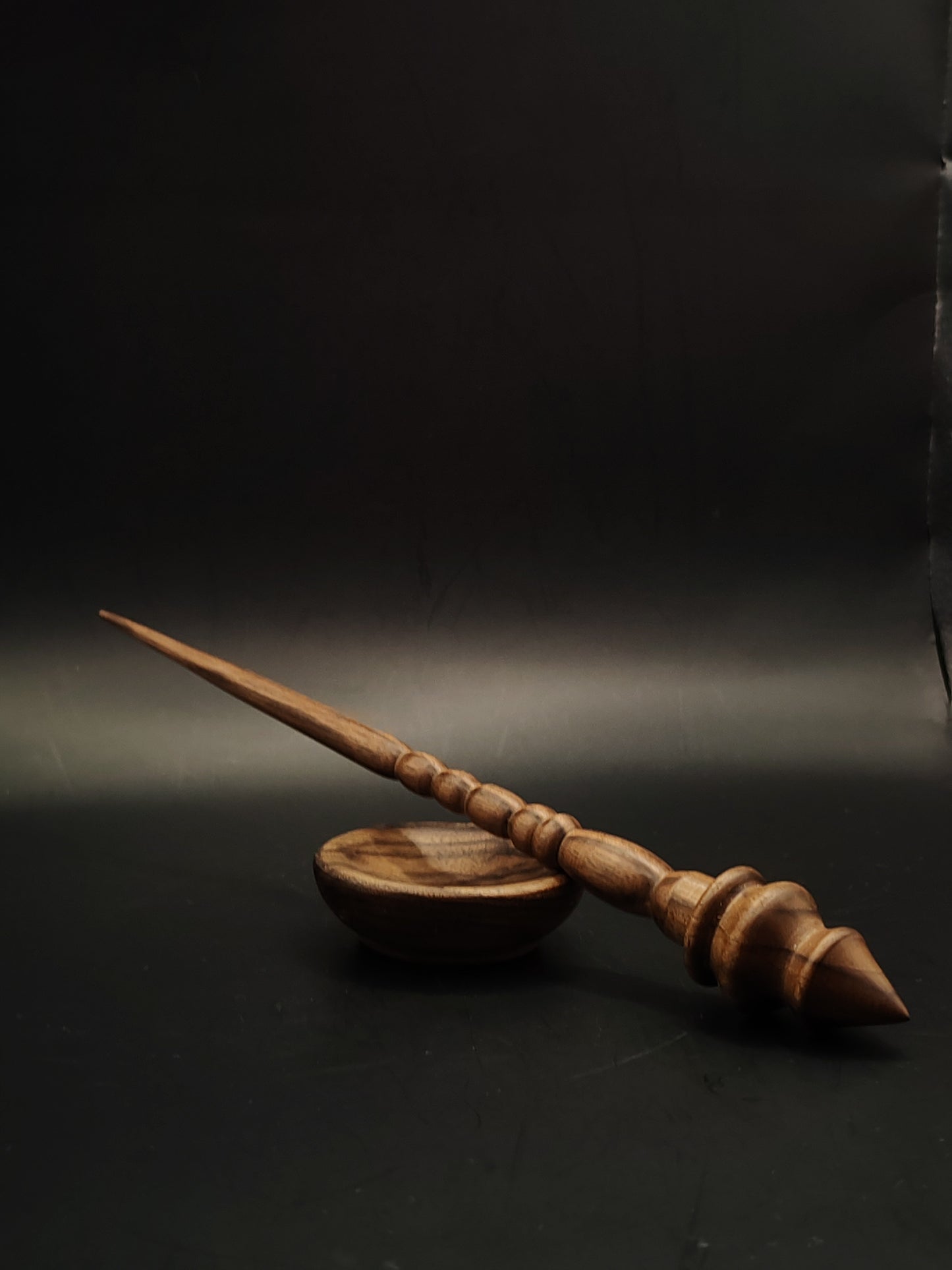 Walnut Artisan Support Spindle with Bowl – 20g