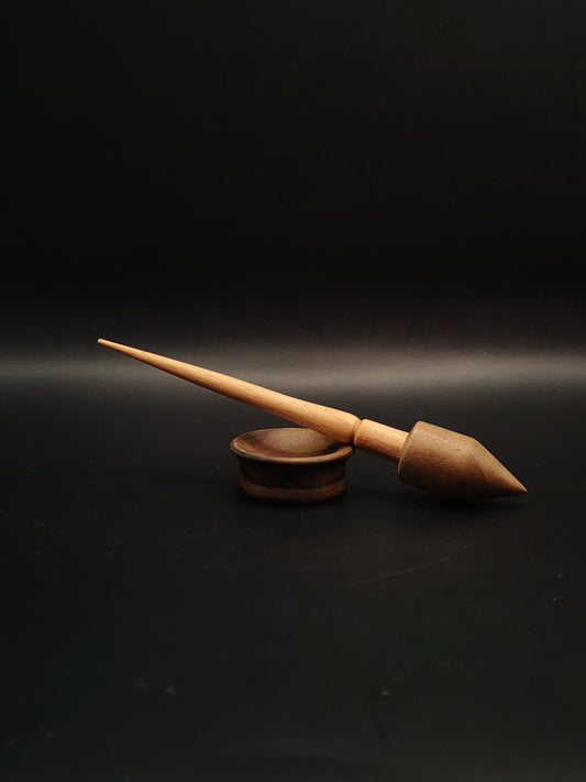 Mini Beech Support Spindle with Walnut Whorl, 11g