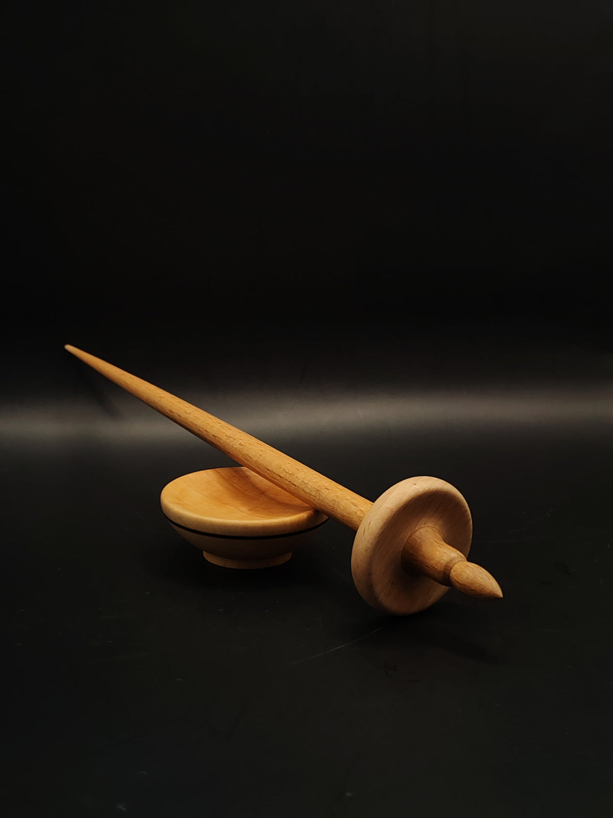 Beech Support Spindle Set with Pear Bowl – 13g