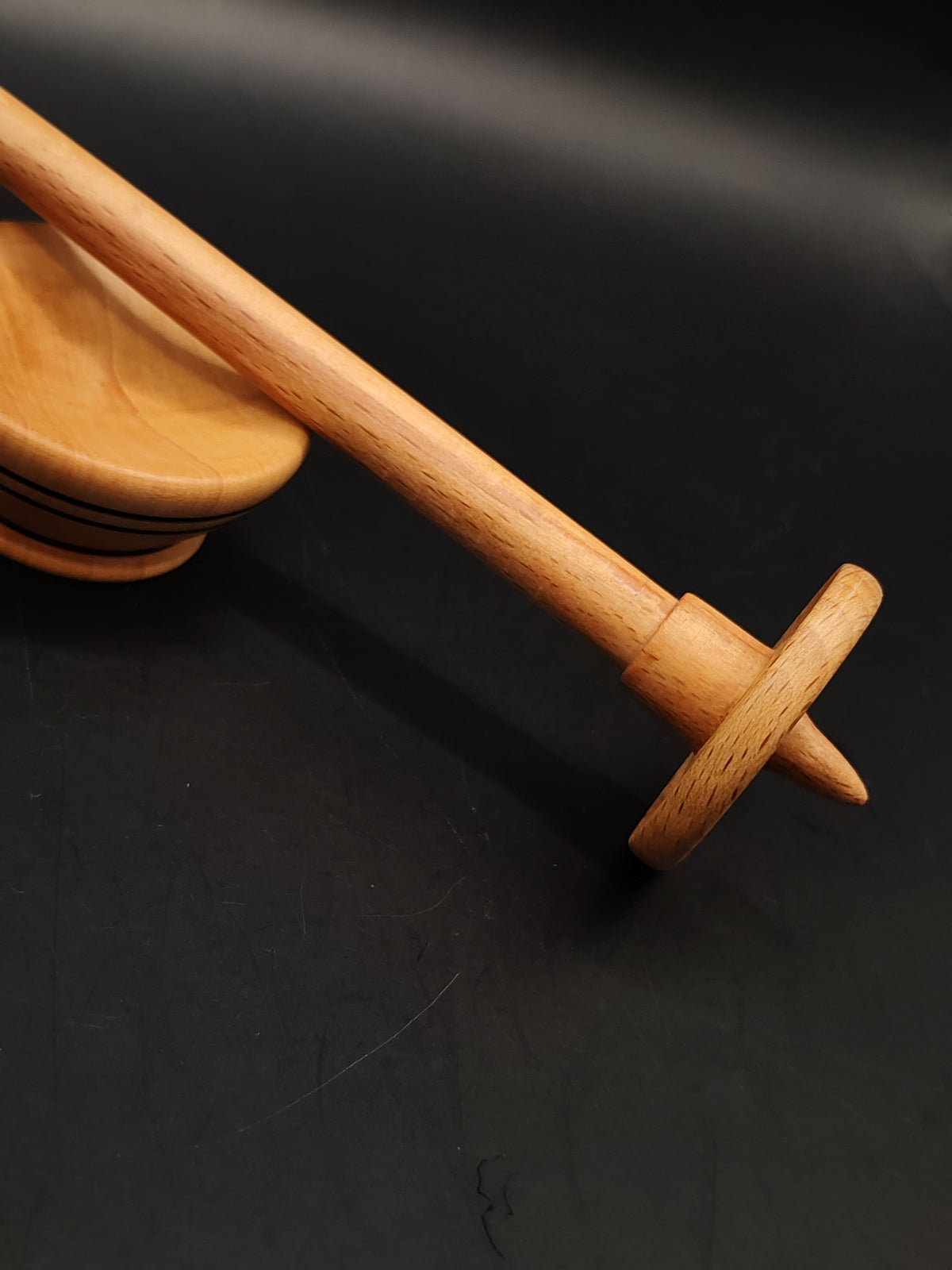 Beech Support Spindle Set with Pear Bowl – 12g