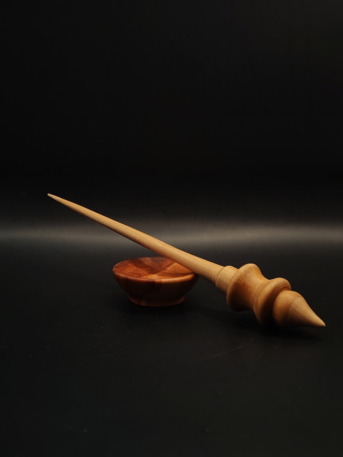 Pear Support Spindle Set with Plum Bowl – 18g