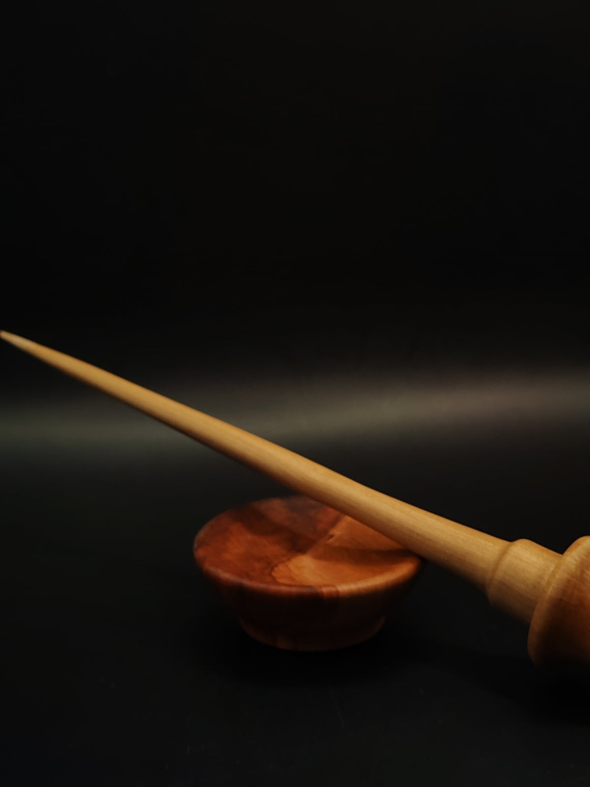 Pear Support Spindle Set with Plum Bowl – 18g