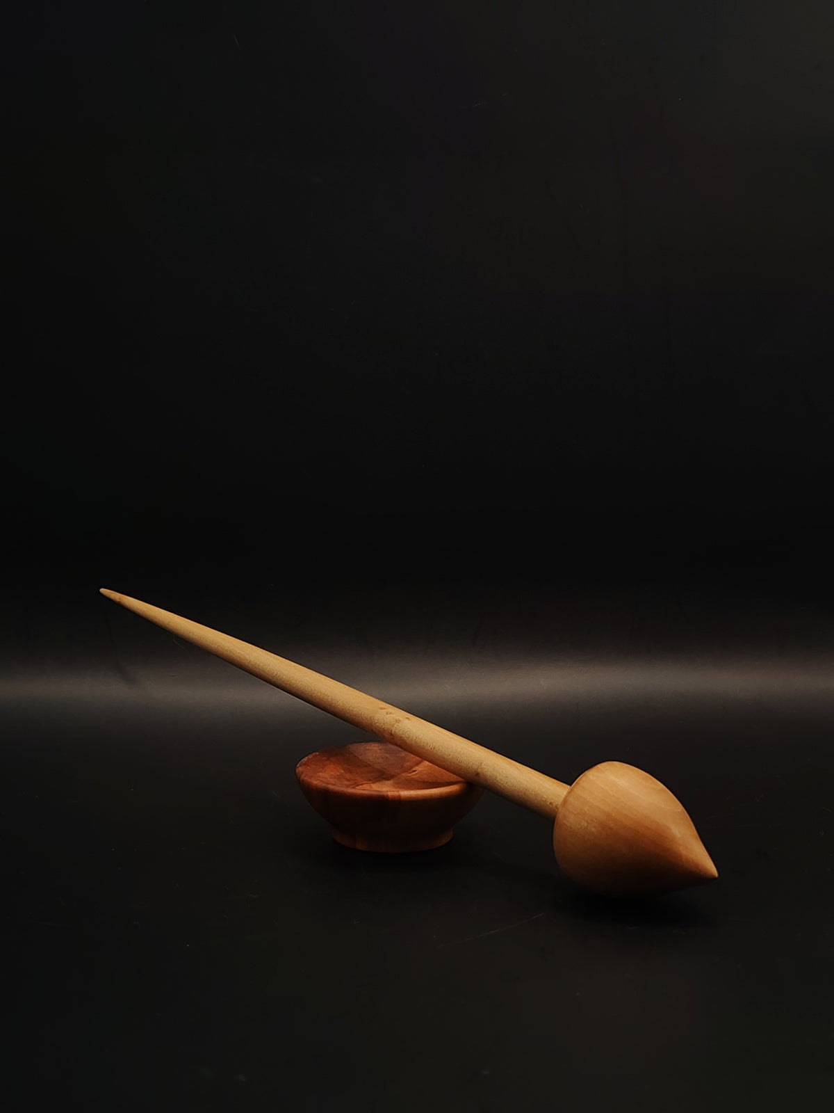 Pear Support Spindle Set with Plum Bowl – 24g / 0.85 oz