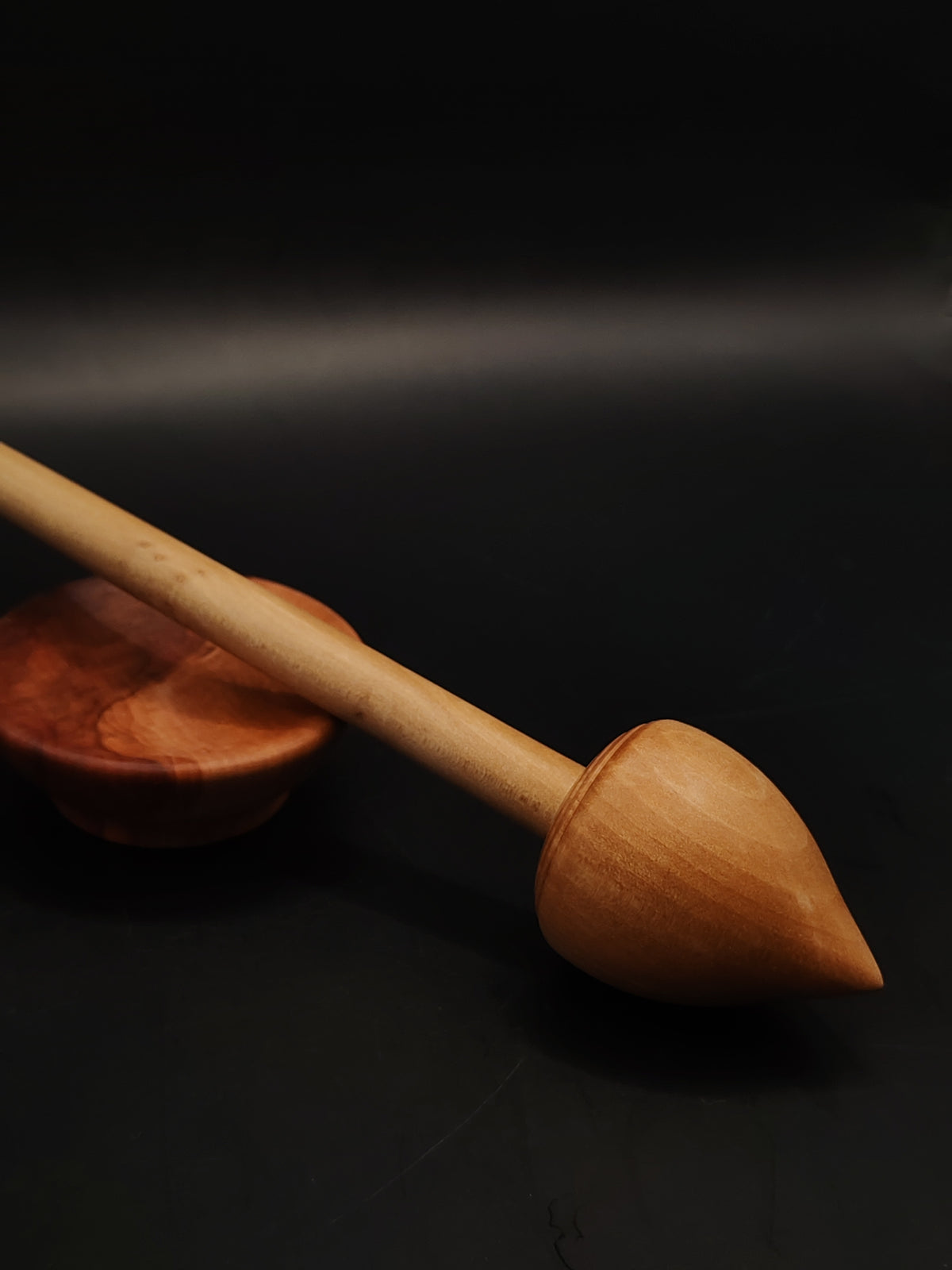 Pear Support Spindle Set with Plum Bowl – 24g / 0.85 oz